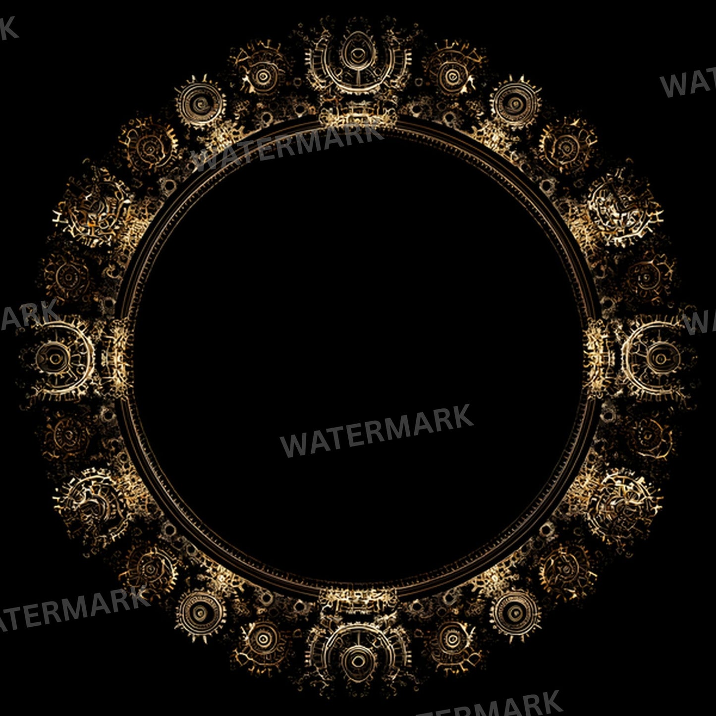 Shimmering Gold Circular Backdrop, Elegant Photography Background, Digital Download for Portraits, Token Design, Photo Booth Prop
