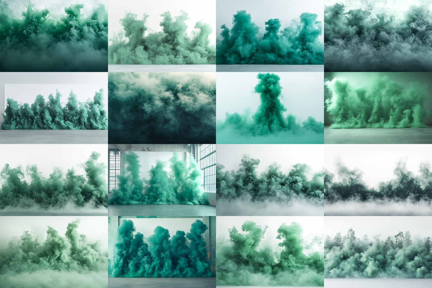 Green Smoke Backdrops, Mystical Fog Overlays, Dreamy Vapor Effects, Eerie Mist Textures, Atmospheric Digital Backgrounds for Creators