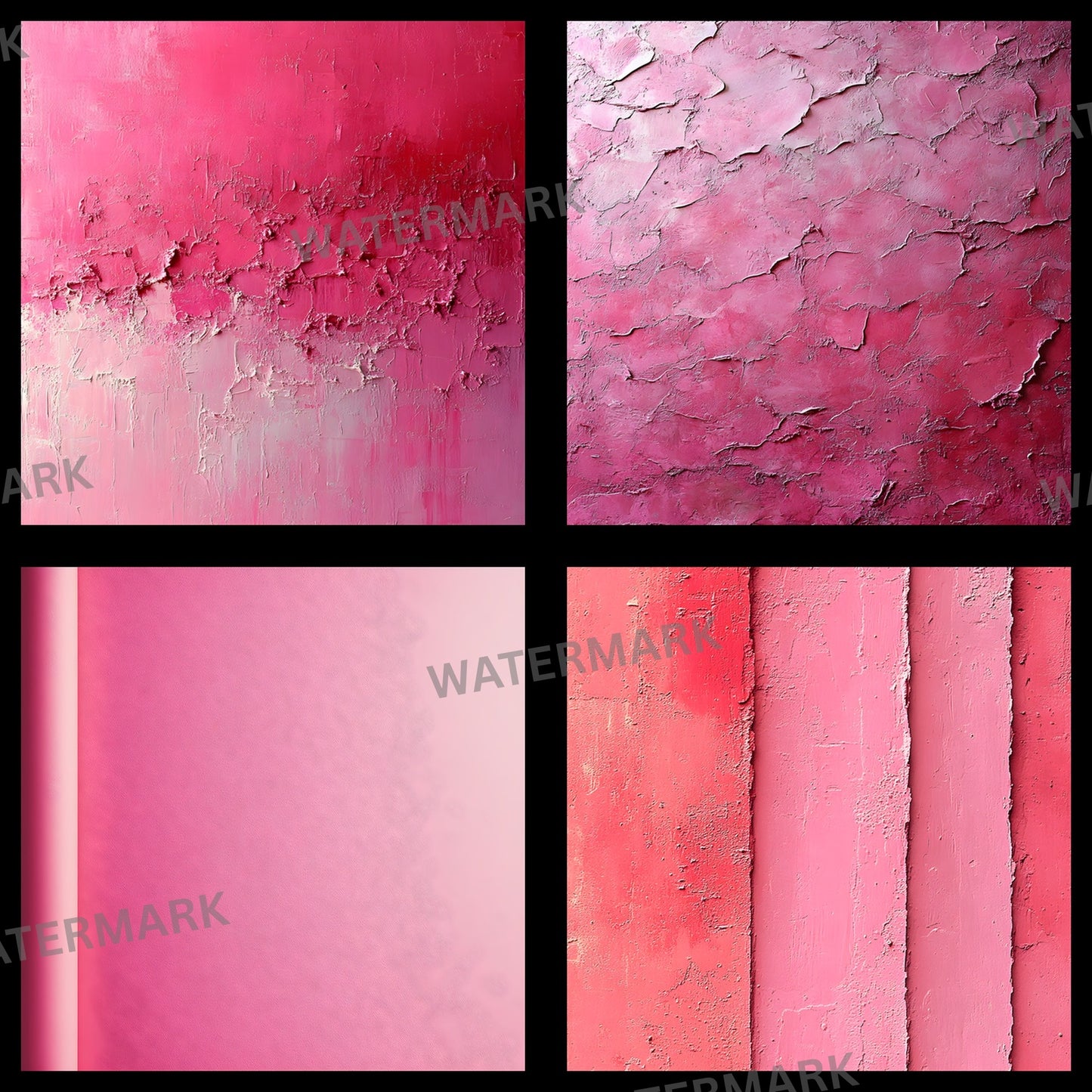 Pink Floral Photography Backdrop, Flower Wall Digital Background for Newborn, Wedding, Portrait, Photo Booth Prop