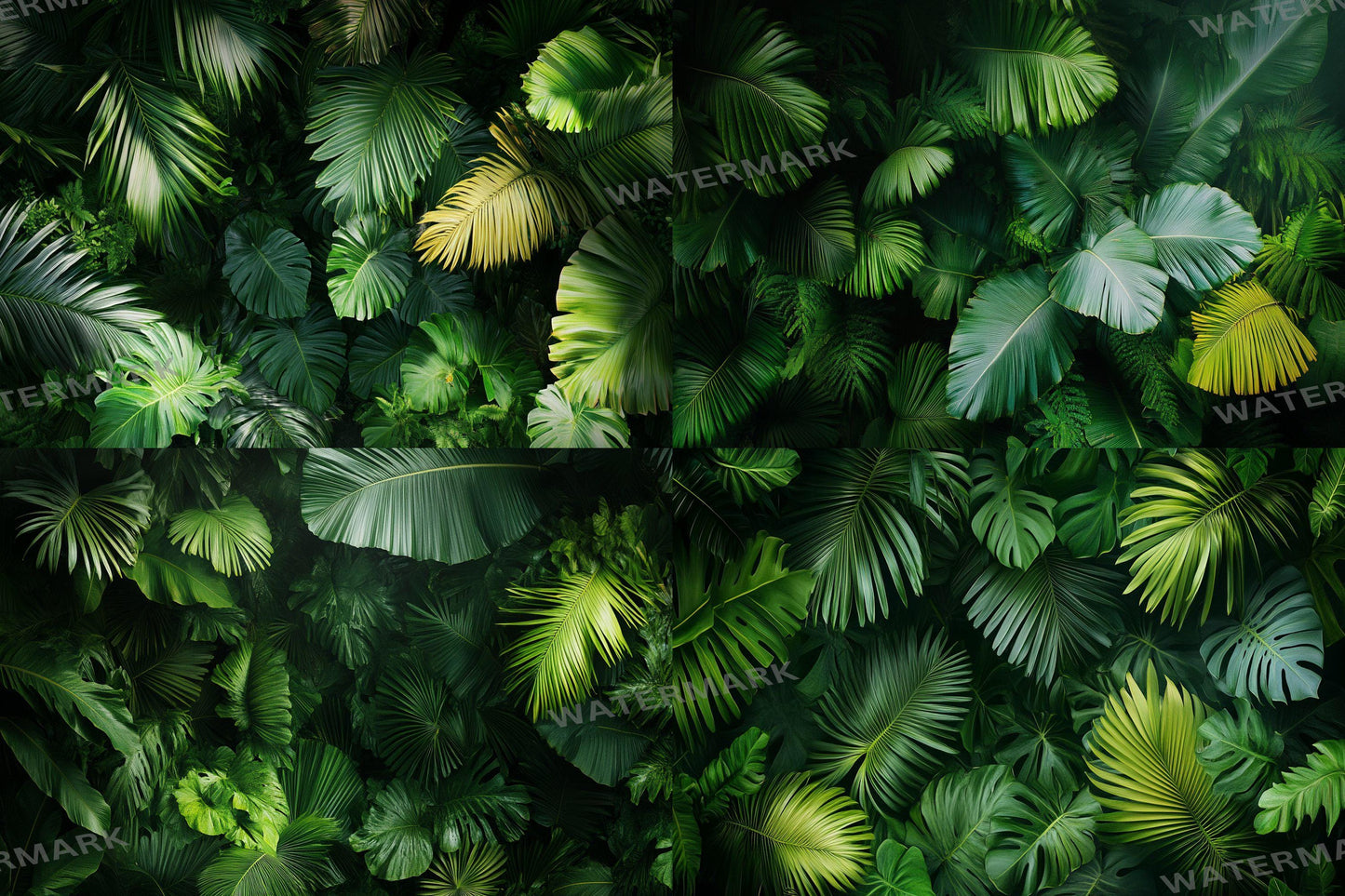 Aerial Tropic Leafy Green Backdrops - TV wallpaper, 16:9 ratio.perfect for streaming backgrounds, Photoshop, Overlays, Photography Backdrops