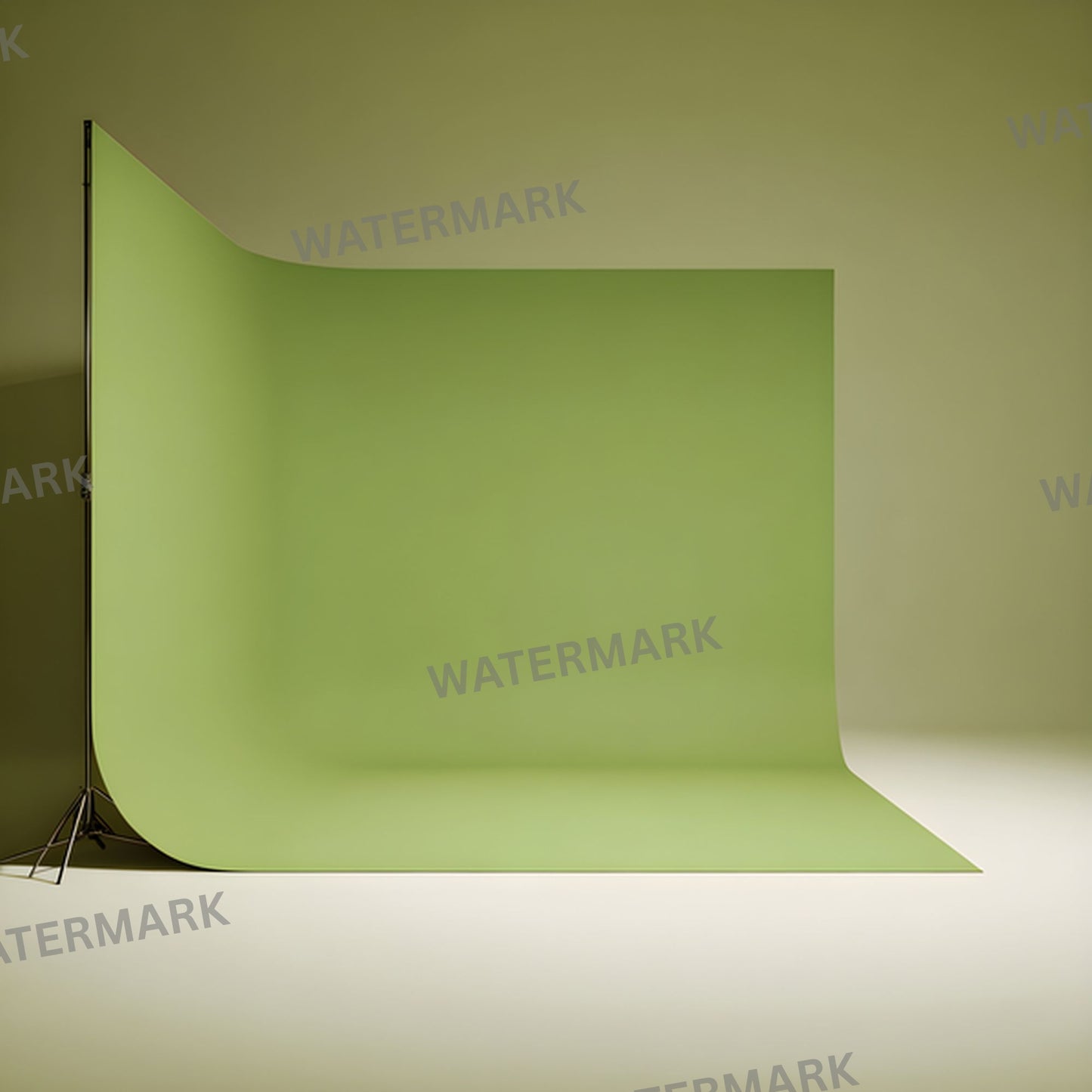 Olive Green Digital Backdrop,Texture Background for Photography, Videography, Virtual Studio, Cyclorama Wall, Square Format Images