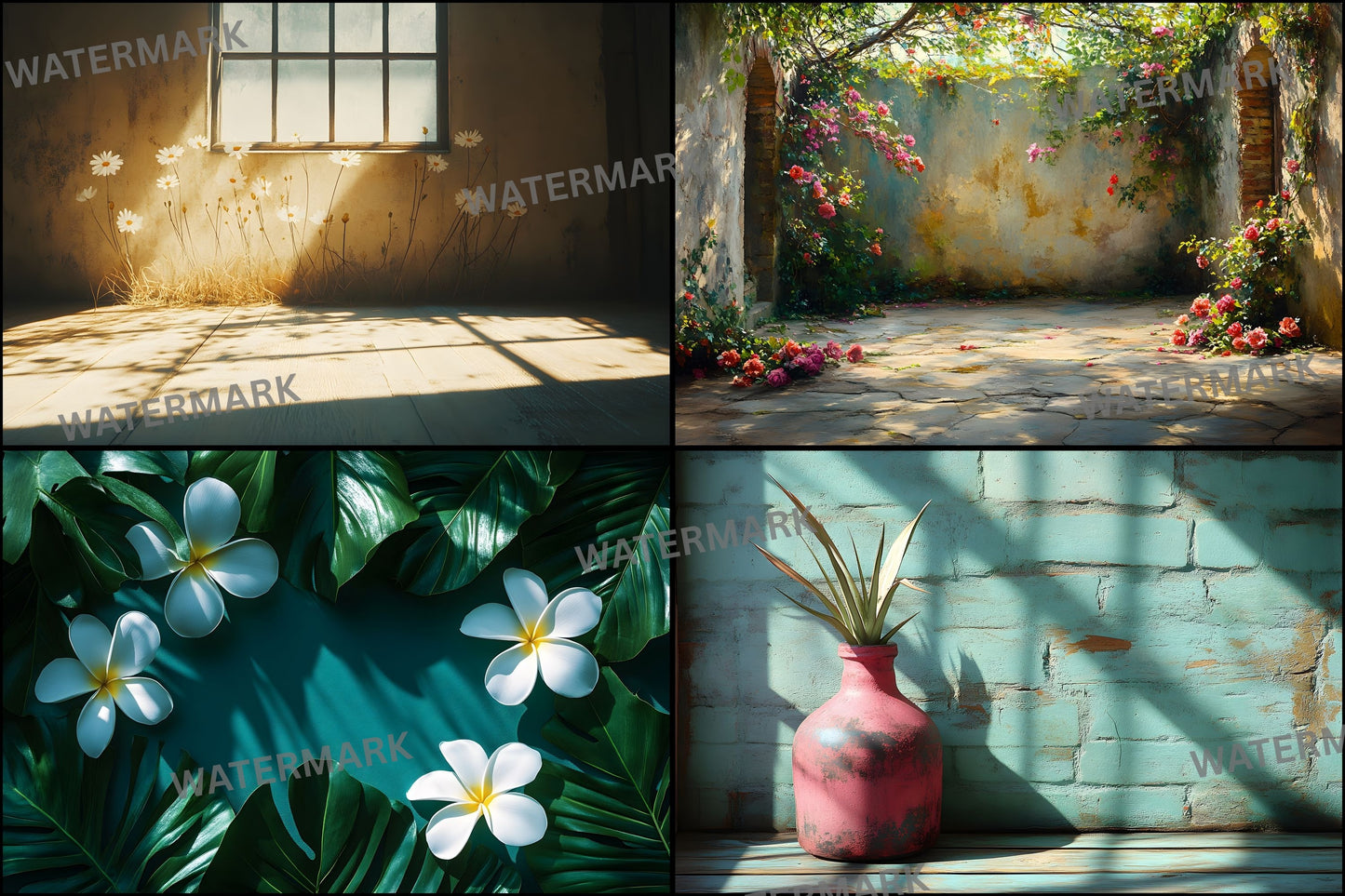Vintage Sunlit Room Digital Backdrop, Wallpaper Backgrounds, Photography, Cozy Interior Scene, High-Resolution Images, Photo Overlays