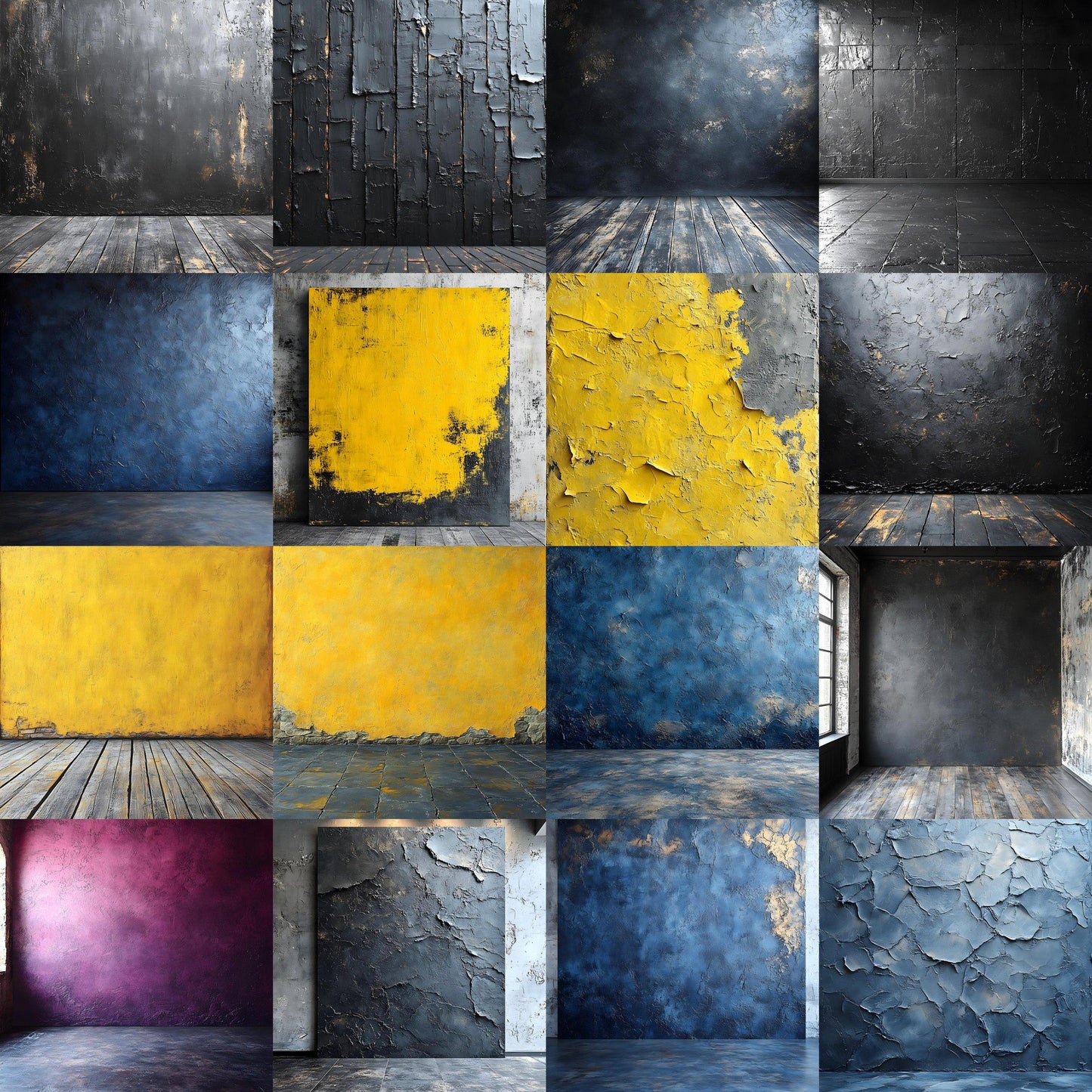Textured Studio Backdrops - High-Quality Digital Backgrounds for Photography, Photoshop Overlays & Portrait Sessions