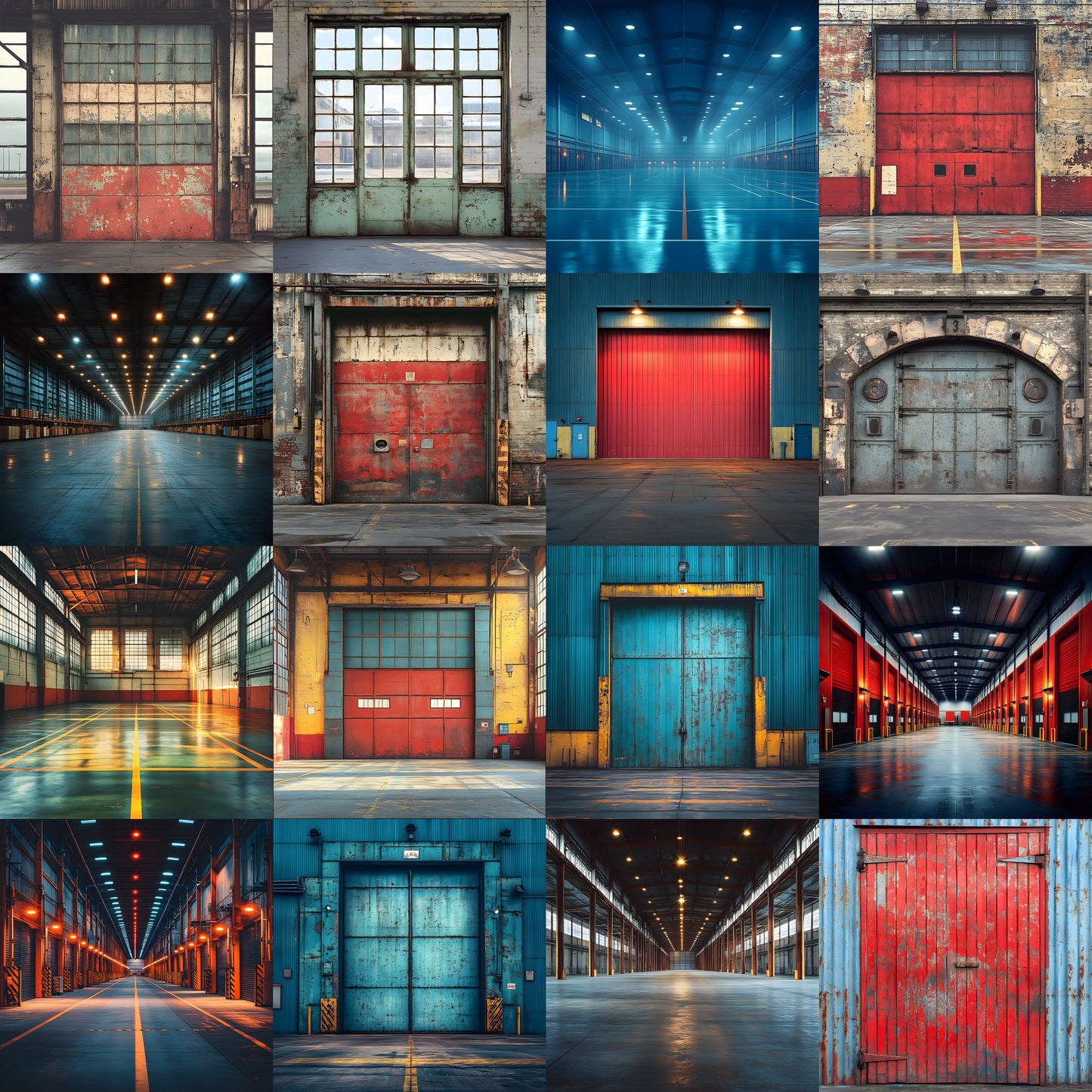 Warehouse Sports Digital Backdrop, Industrial Sports Background, Photography Prop, Sports Team Photo, Urban Sports Digital Download