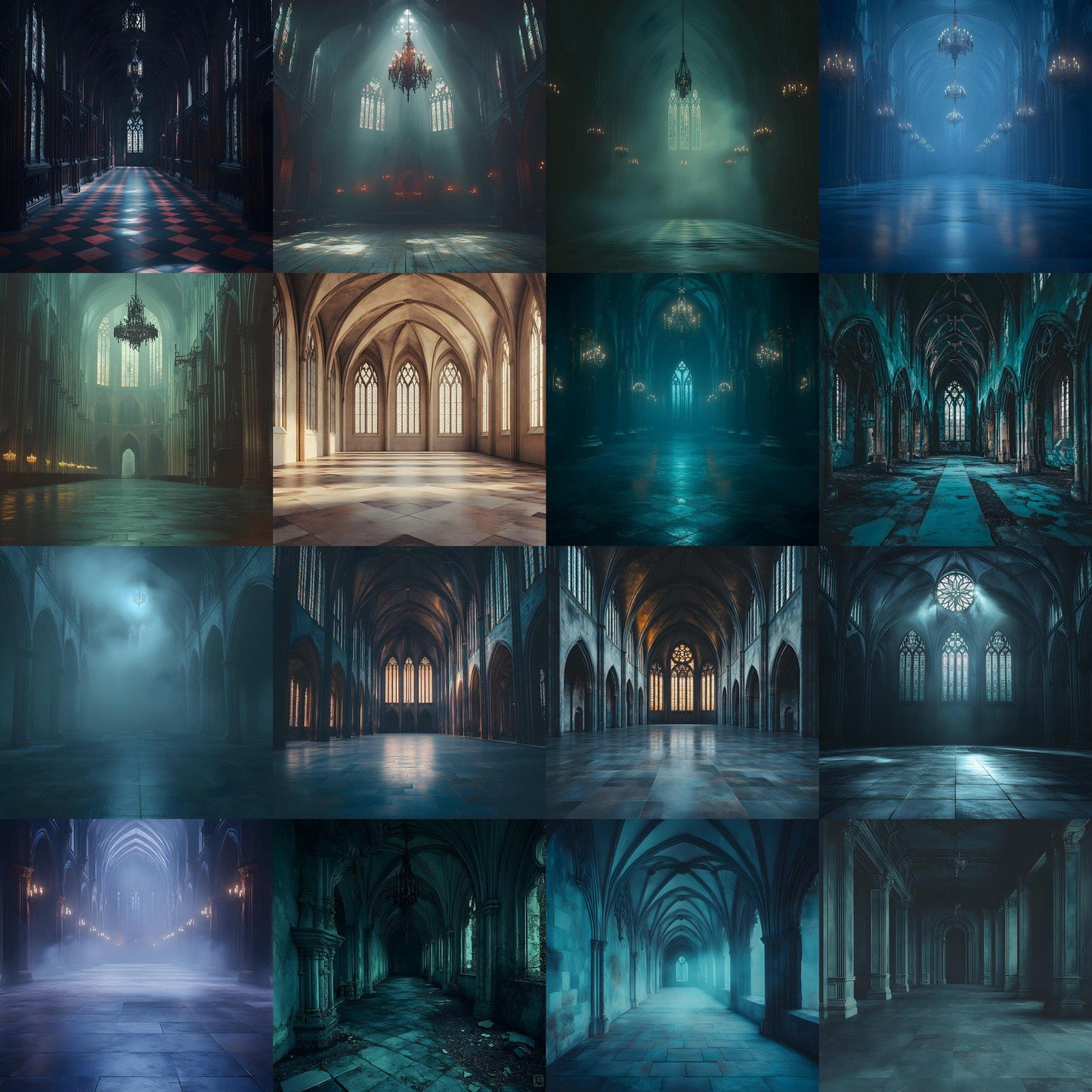 Gothic Backdrops, Castle Background, Dark Halloween Backdrop, Gothic Architecture Digital Backdrop, Photoshop Background, Digital Backdrop