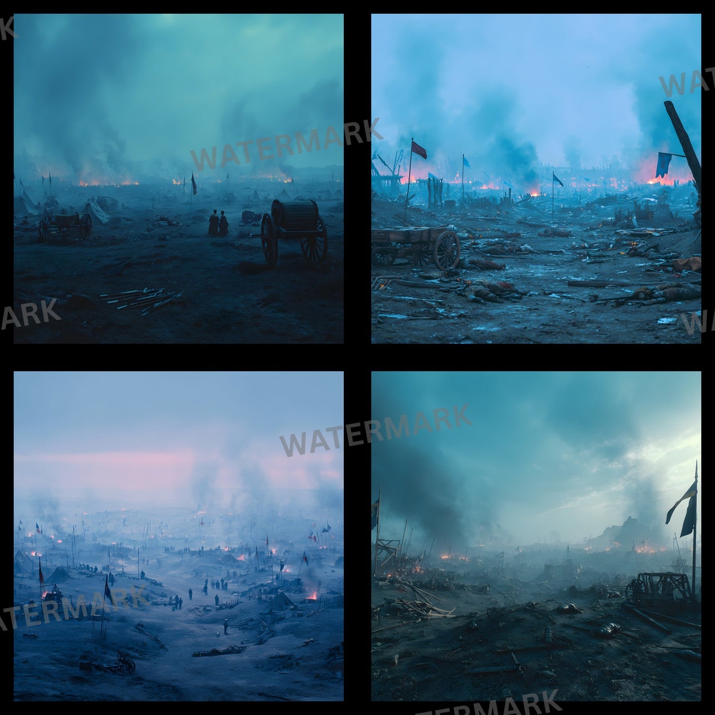 Battlefield Digital Backdrop, War Zone Background, Apocalypse Photography Prop, Military Aftermath Square Image, Dramatic Photo Booth, Post-Apocalyptic Scene