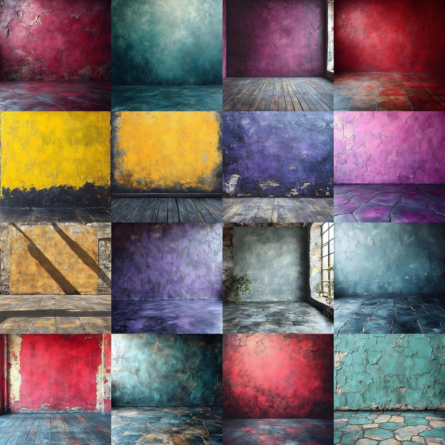 Textured Studio Backdrops - High-Quality Digital Backgrounds for Photography, Photoshop Overlays & Portrait Sessions