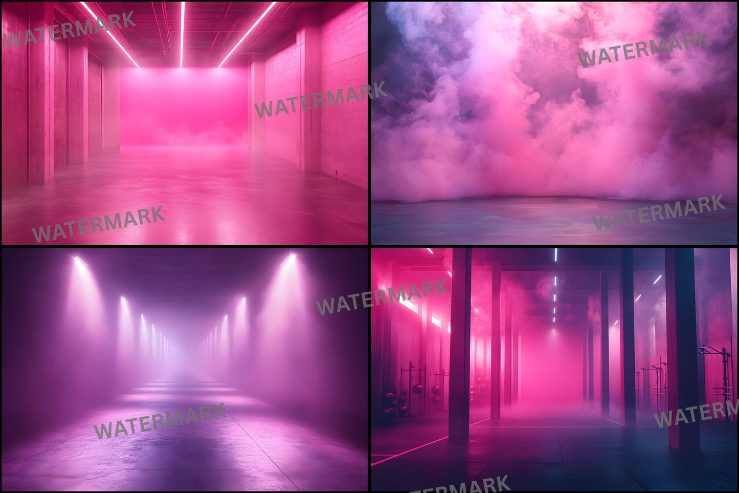 Fuchsia Sports Photography Backdrop, Full Stadium Background, Vibrant Digital Download for Sports Portraits, Action Photo Booth Prop