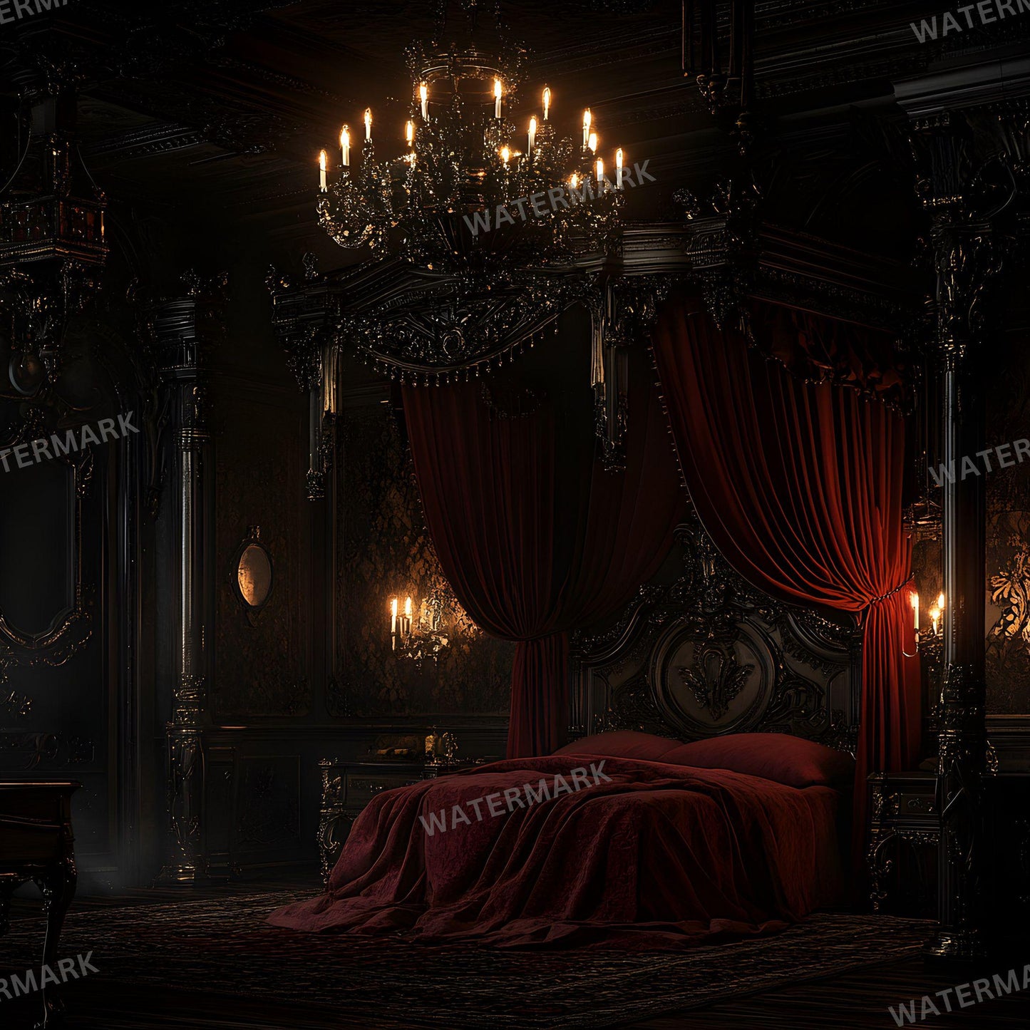Gothic Photography Backdrops - 12 Digital Overlays for Stunning Studio Portraits Creative Photoshop Composites 96x96px