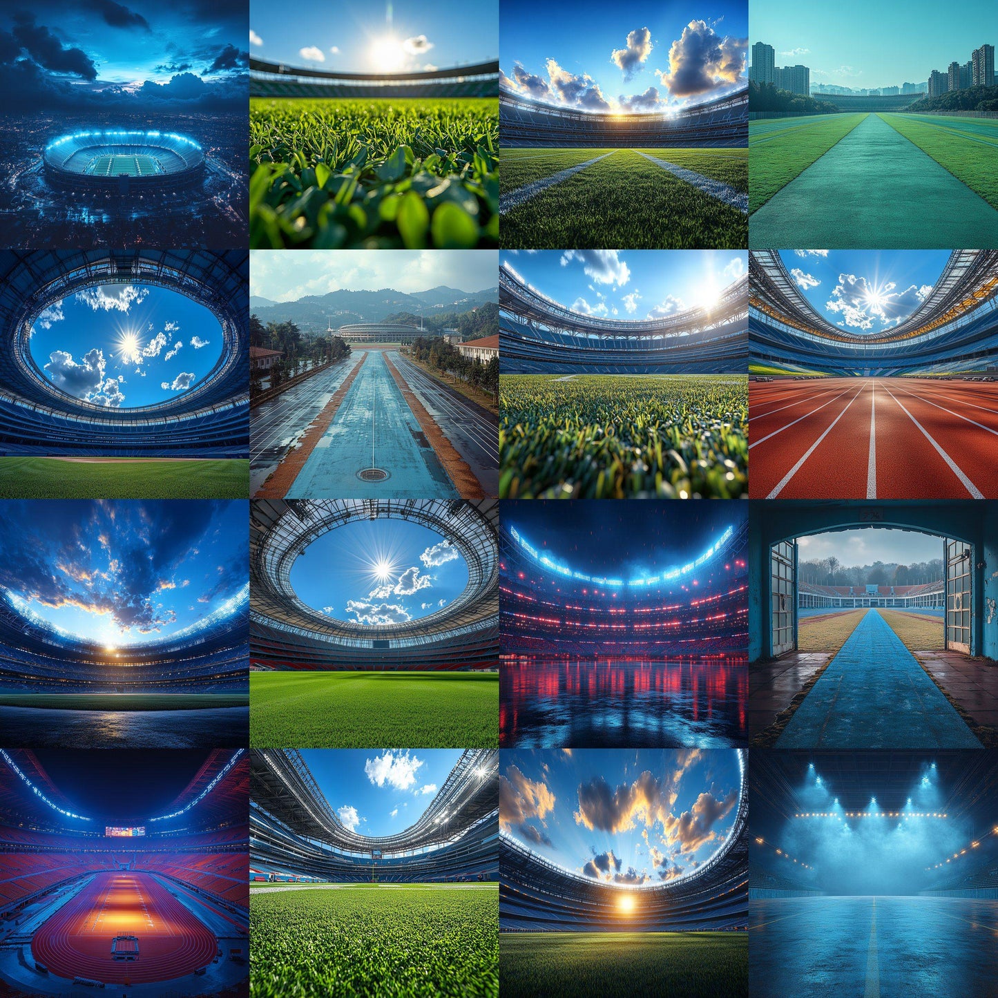 Sports stadium digital backdrops, PNG overlays for team portraits, football field photo scenes, game day composite photography props.
