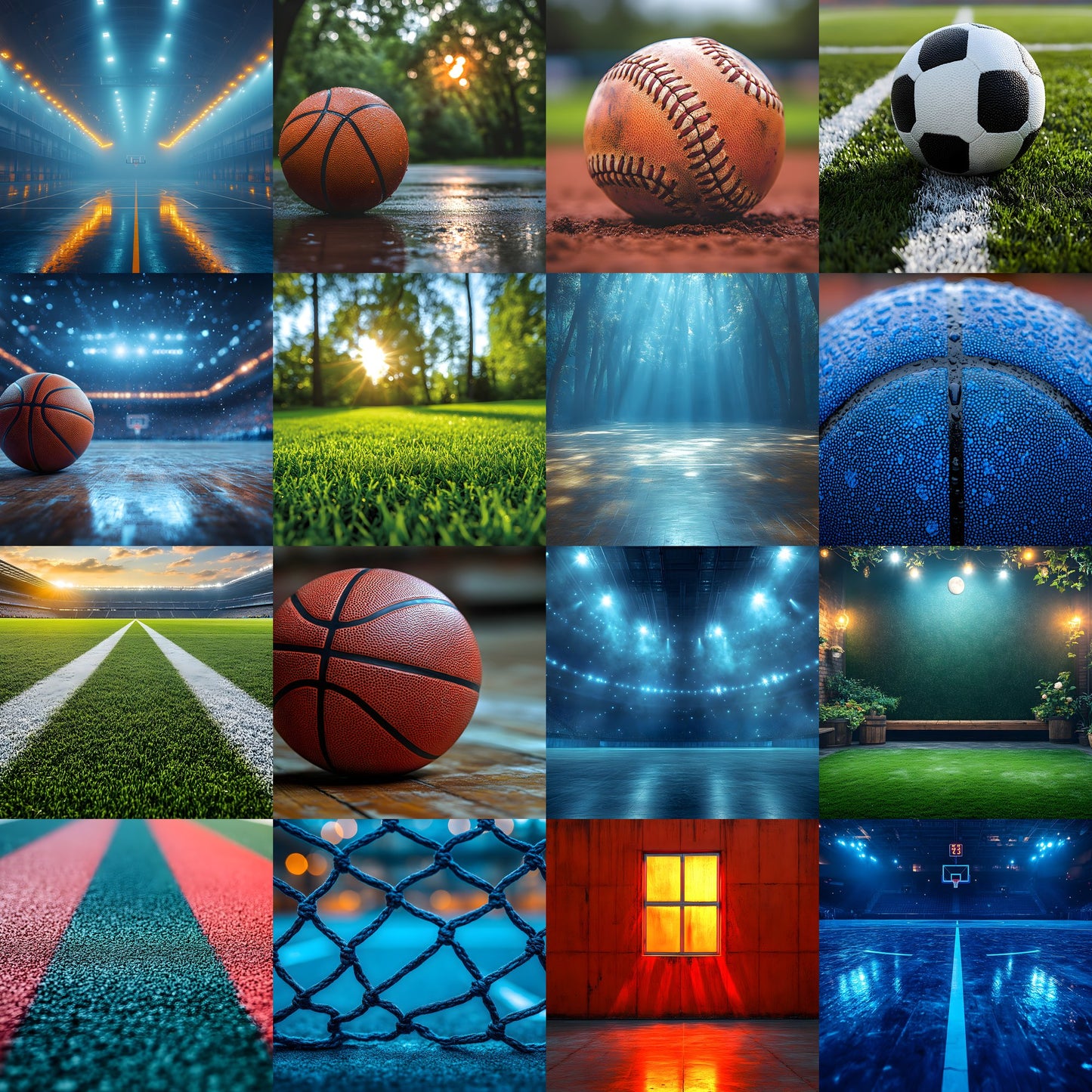 Sports Photography Backdrop Bundle, Action Photo Backgrounds, Digital Download for Athlete Portraits, Team Sports, Ratio