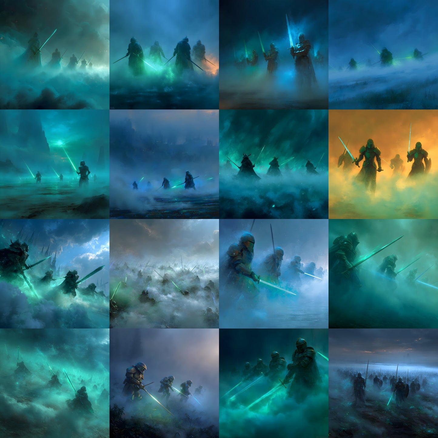 Armored Warriors Battlefield Digital Backdrop, Sci-Fi Background for Cosplay, Gaming Stream, Fantasy Photography, Virtual Studio Prop