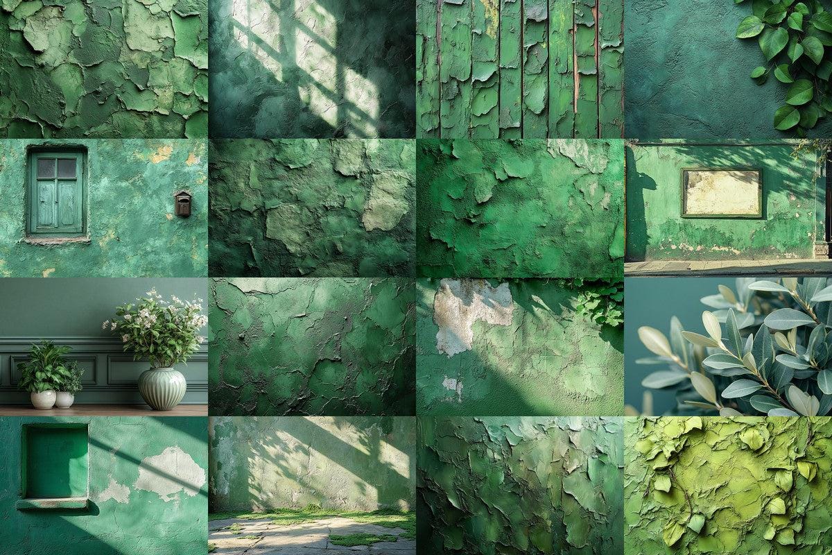 Olive Green Wall Backdrops for Photography Digital Art - Warm Aesthetic PNGs 00x00px - Perfect for Creatives Designers