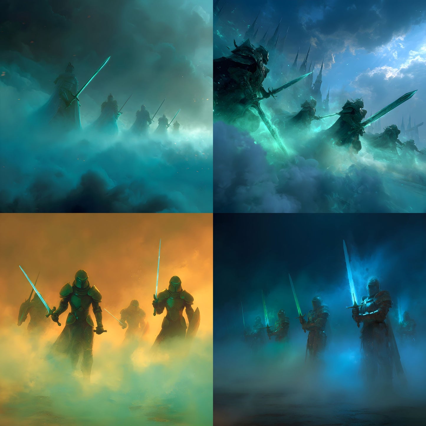Armored Warriors Battlefield Digital Backdrop, Sci-Fi Background for Cosplay, Gaming Stream, Fantasy Photography, Virtual Studio Prop