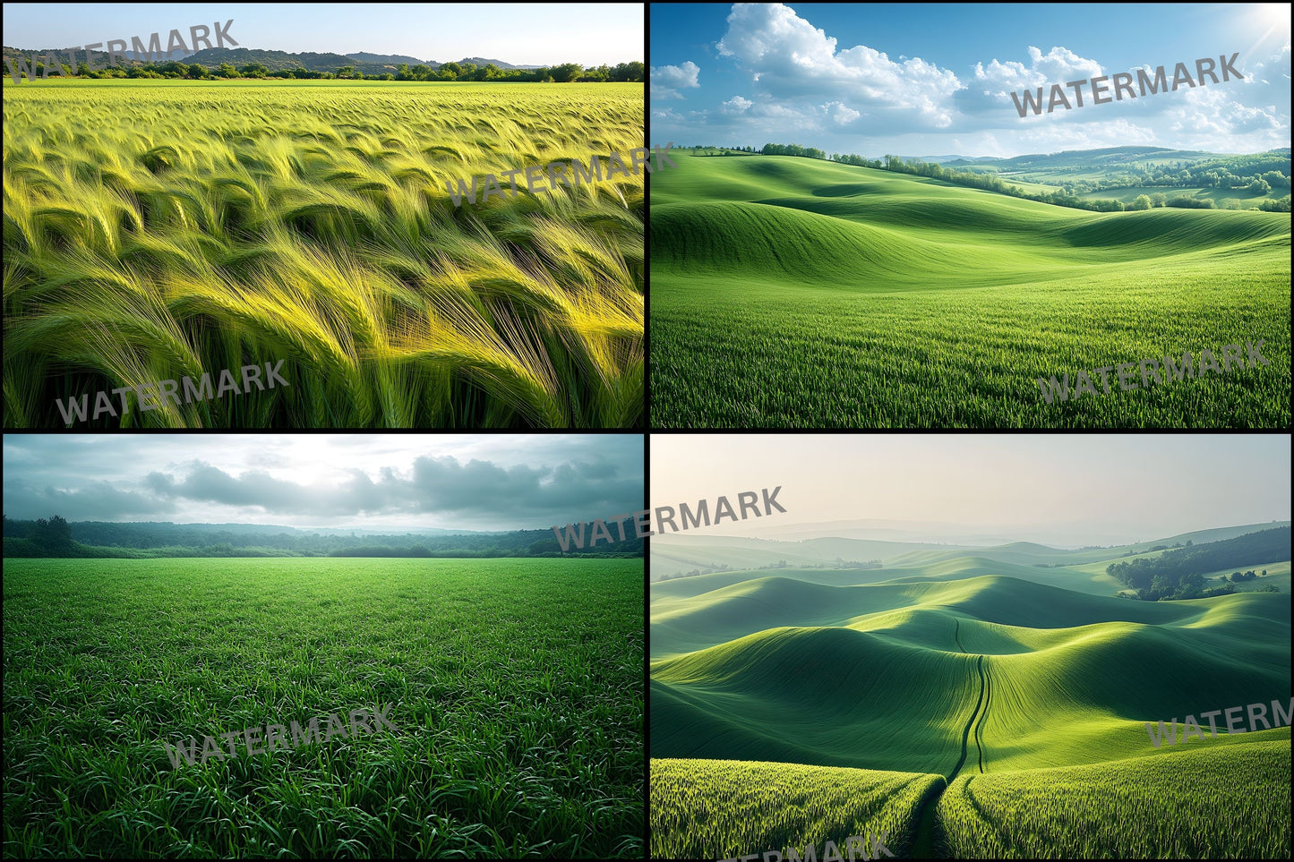Digital Backdrop Natural Field Photography Background for Portrait Photo Editing Composite Overlays High Resolution Images