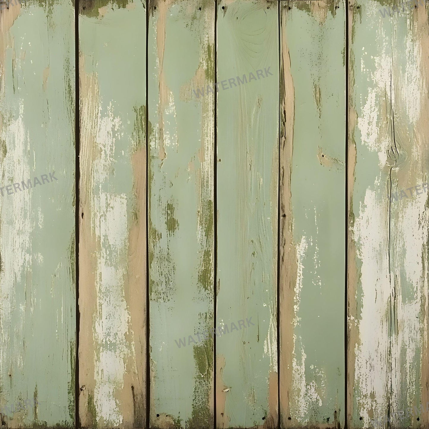 a close up of a wooden fence with peeling paint