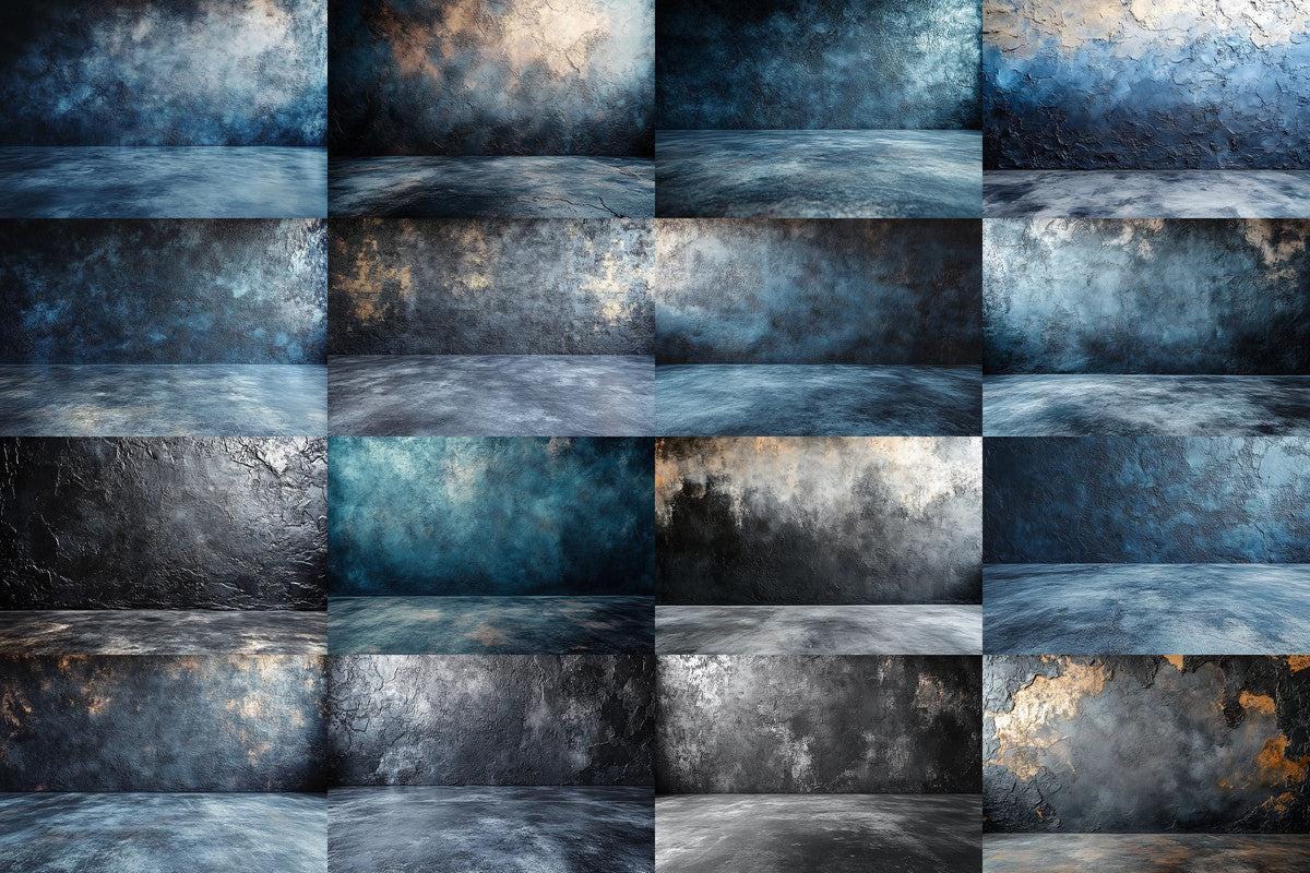 Charcoal Textured Wall Backdrops for Photography - Warm Aesthetic PNGs 00x00px for Digital Artists Designers - Commercial Use