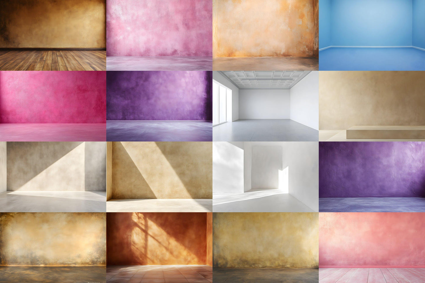 Textured Photography Backdrops - Backdrop Set with 9PNG Images - 00x00px Size 32 Ratio for Creative - Photography and Design