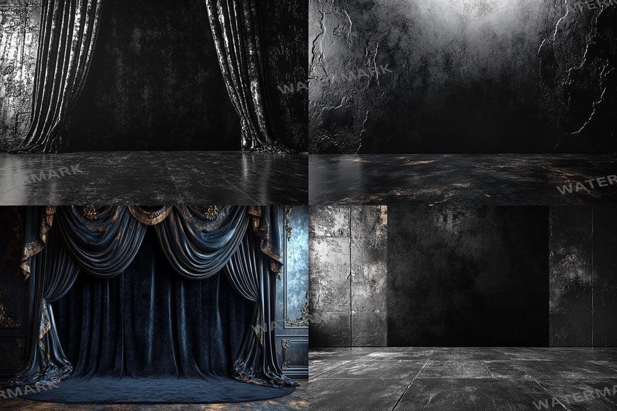 Black Velvet Photography Backdrops - Textured PNG Backgrounds for Digital Art Stunning Photos - 00x00px Commercial Use Allowed