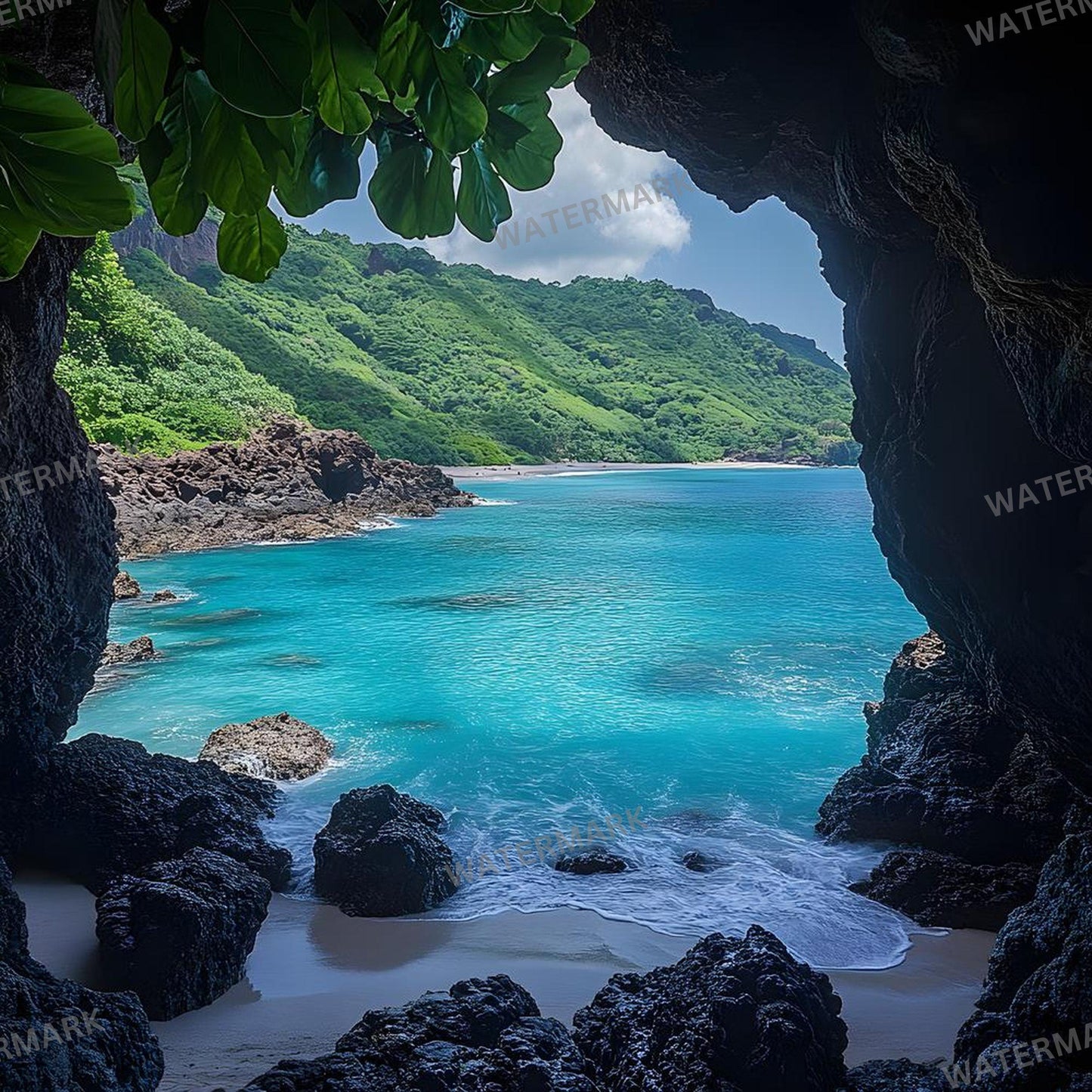 Hidden Cove Digital Backdrops for Photography, Fine Art Portrait Backgrounds, Photoshop Overlays ,Studio, Maternity & Wedding Photography
