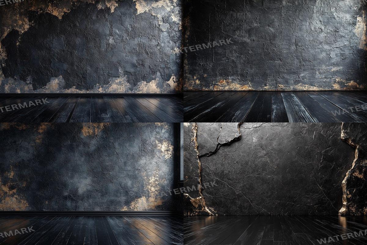 Charcoal Black Textured Photography Backdrops - 5High-Res PNGs 00x00px for Digital Art Design Warm Inviting Aesthetic Backdrops