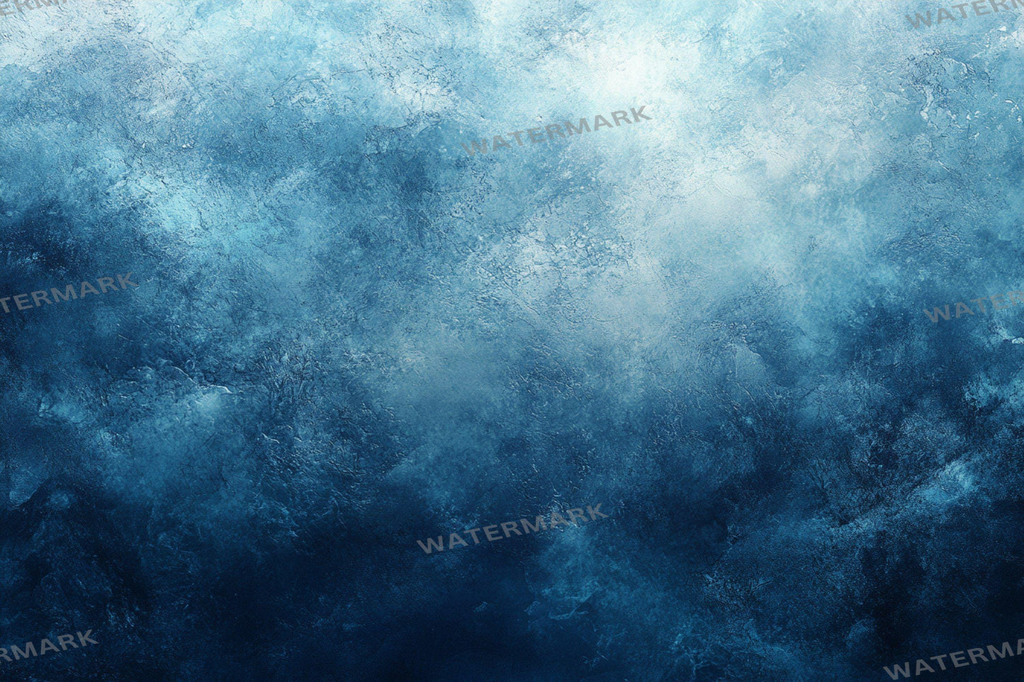 Blue Texture Ethereal Digital Backdrops - Junk Journal & Scrapbook Papers - Dreamy Textured Backgrounds - Digital Art Photo Overlays