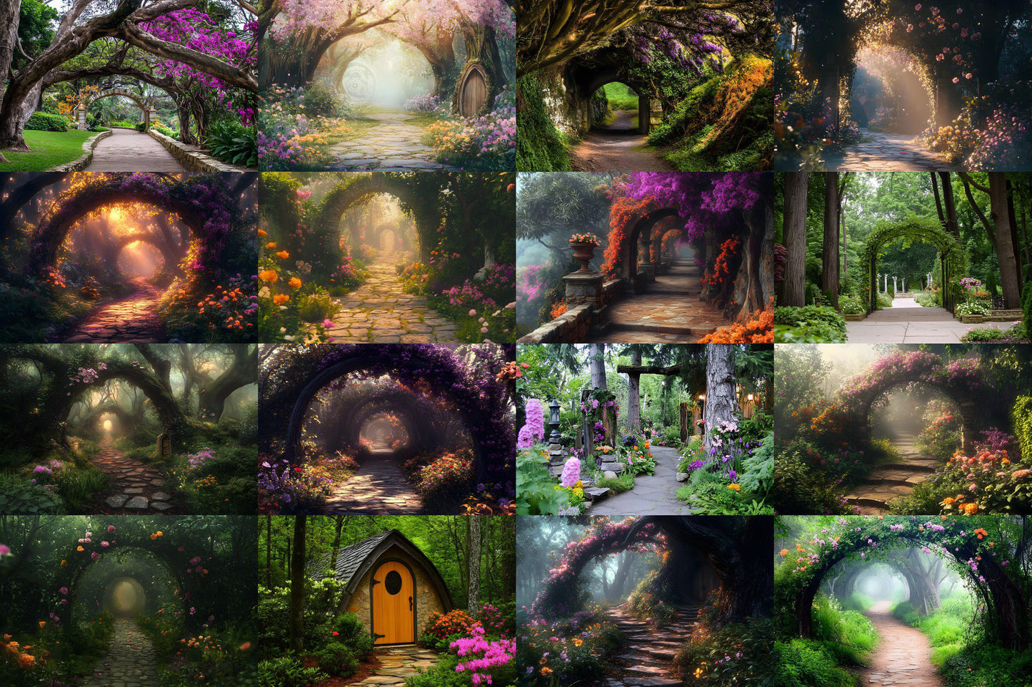 Fairy Woodland Backdrops ��������� Magical Digital Backgrounds - Enchanted Magical Forest Backgrounds - Fantasy Wallpapers - 3:2 Wallpapers