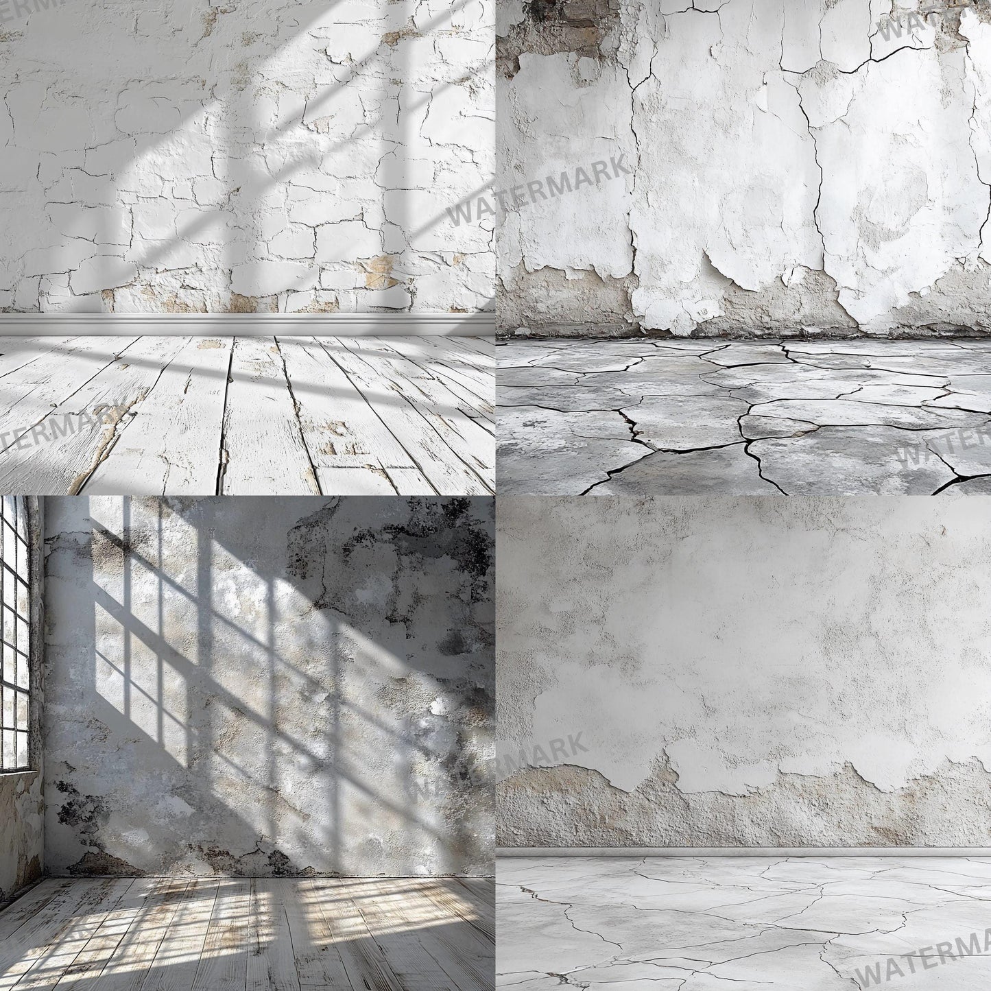 White Texture Backdrop Collection - 24 Unique Textured Surfaces for Photography, Digital Art, and Home Decor