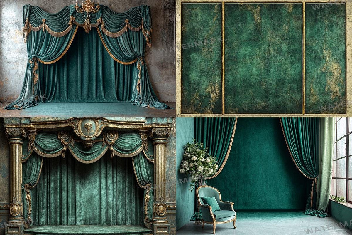 Modern Velvet Luxe Digital Photography Backdrops - Warm Inviting Aesthetic for Artists Designers 00x00px Commercial Use Allowed