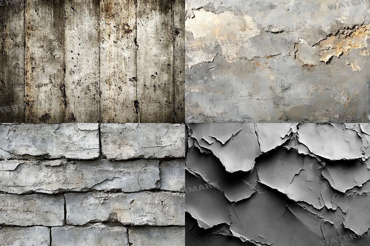 Textured Concrete Wall Backdrops Overlays - High-Quality 00x00px PNGs for Digital Artists Designers Photographers