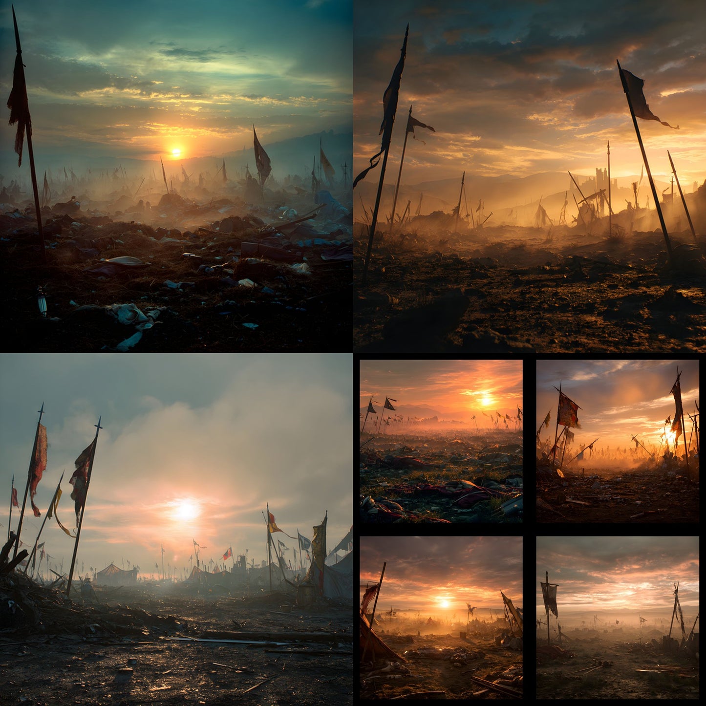 Medieval Battlefield Digital Backdrop, Square Photography Background, Dark Ages Photo Prop, Warrior Knight Composite, Fantasy War Scene, RPG Game Art