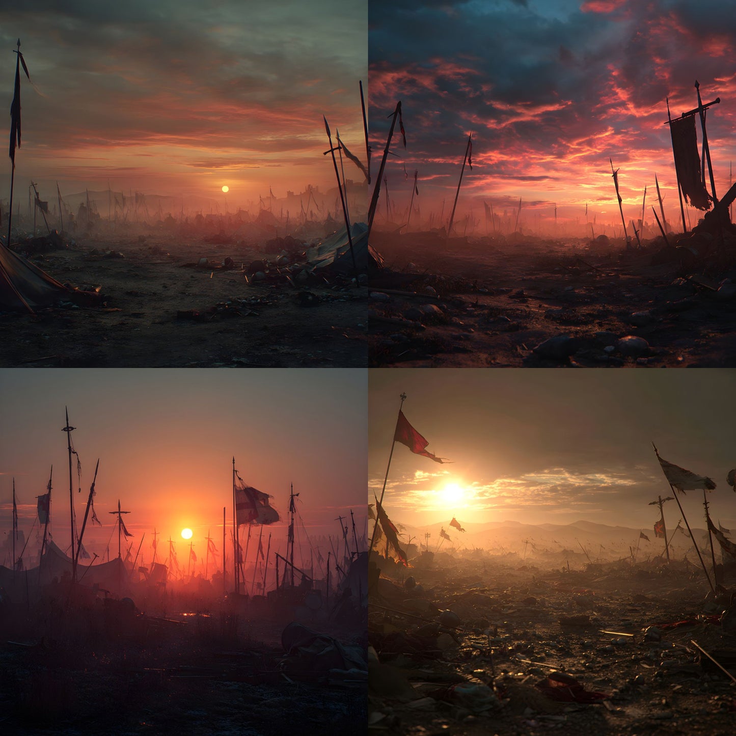 Medieval Battlefield Digital Backdrop, Square Photography Background, Dark Ages Photo Prop, Warrior Knight Composite, Fantasy War Scene, RPG Game Art