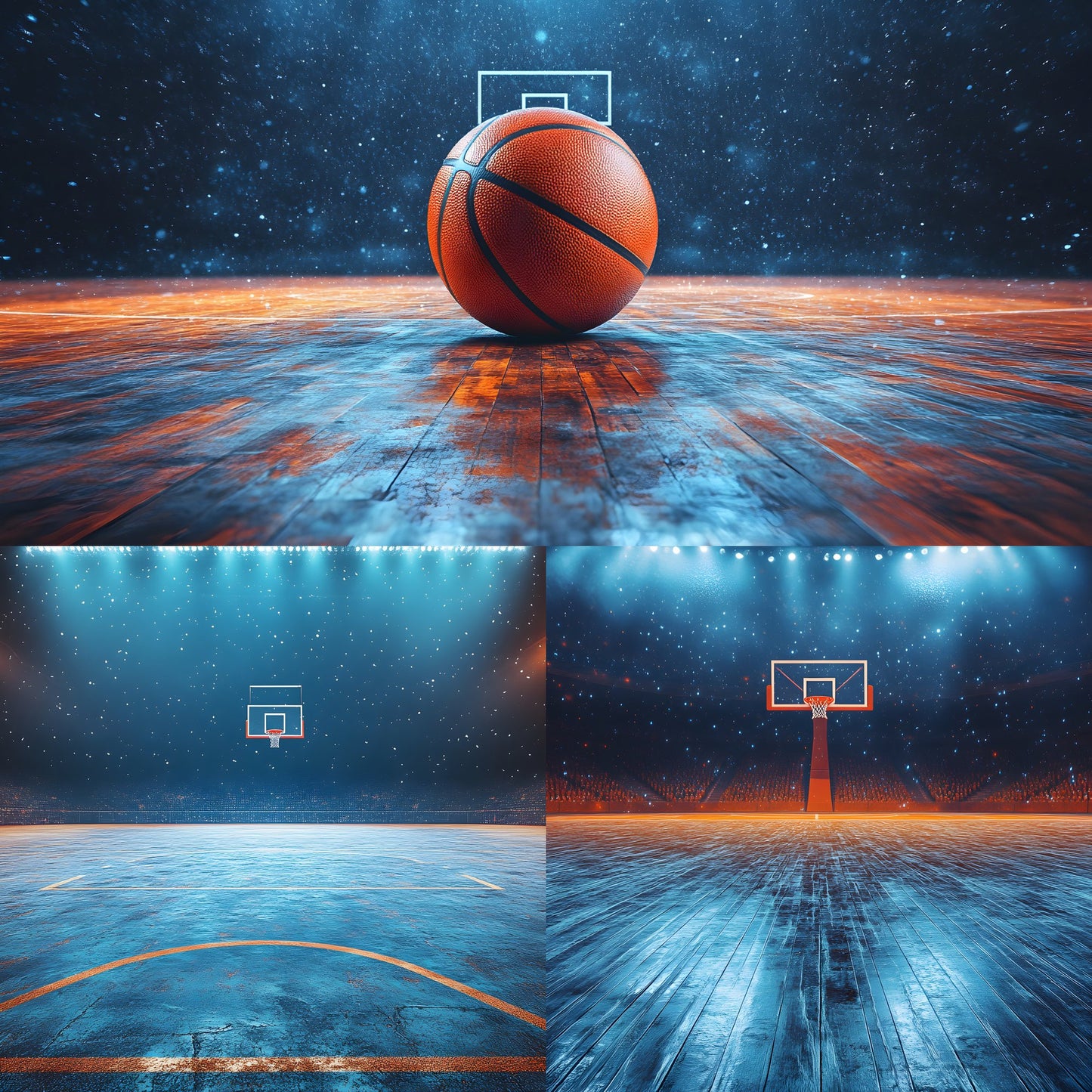 Sports Photography Backdrop Bundle, Action Scene Digital Backgrounds for Athletes, Team Photo Day, High Resolution Images
