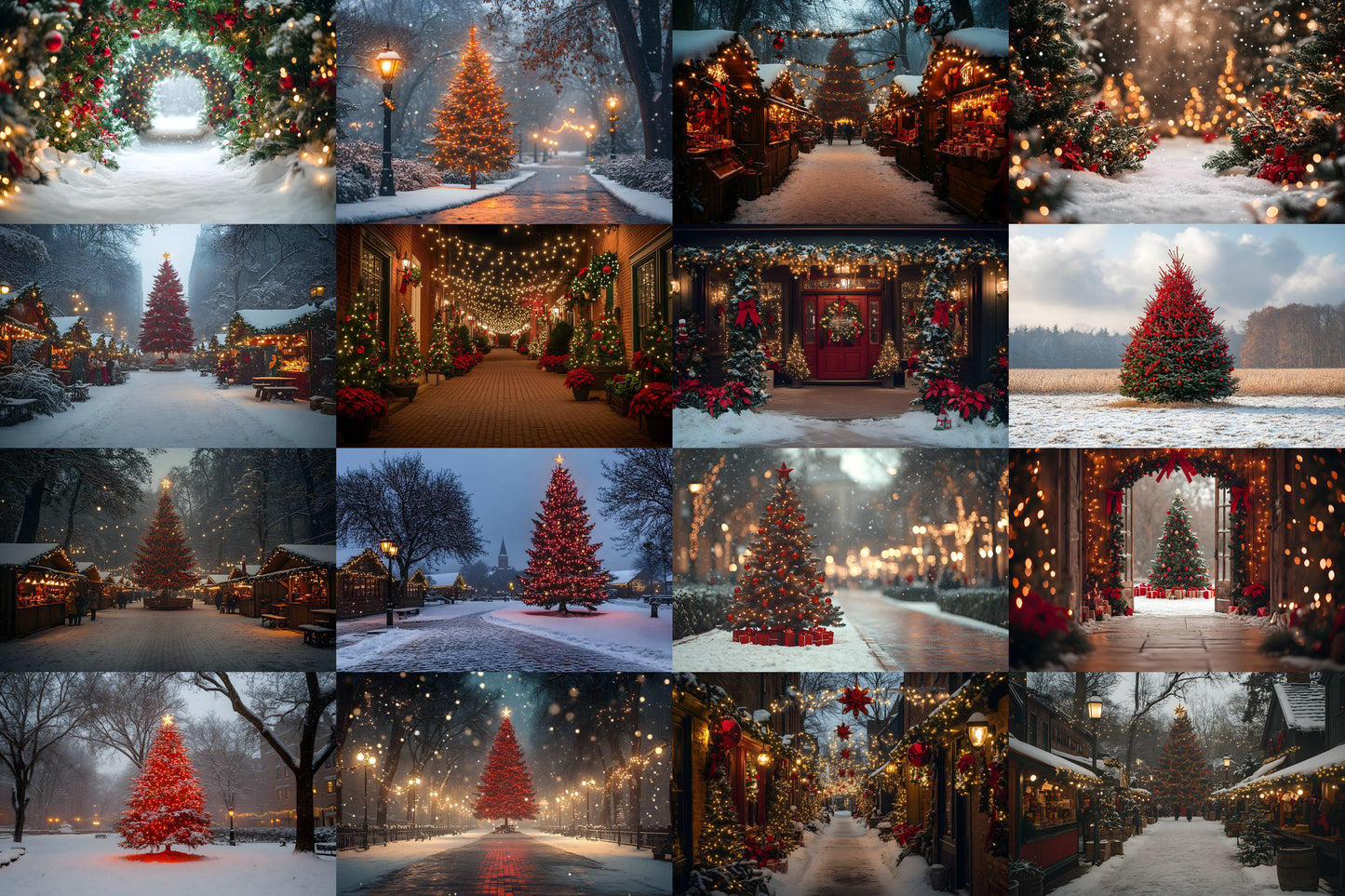 :2 Horizontal Christmas Backdrops, Digital Backdrop, Festive Christmas Backdrop Festive Digital Download Christmas Background