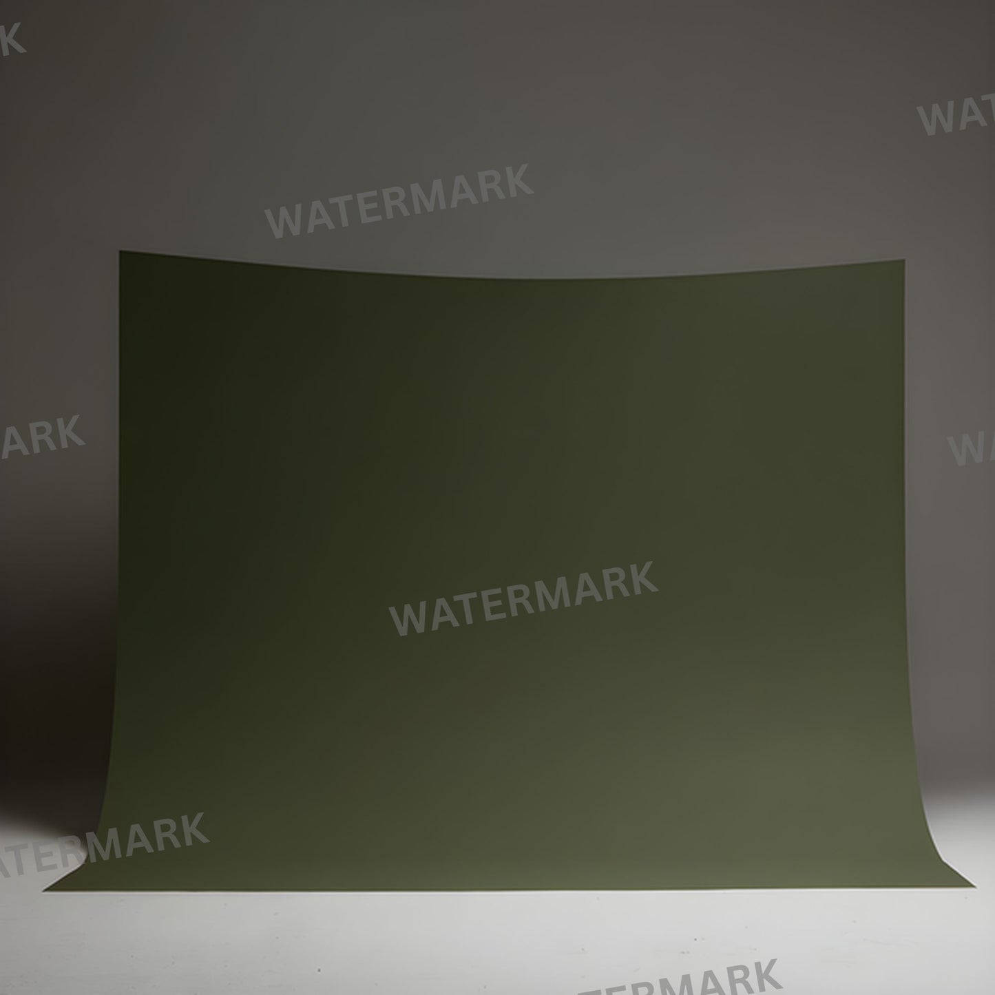 Olive Green Digital Backdrop,Texture Background for Photography, Videography, Virtual Studio, Cyclorama Wall, Square Format Images