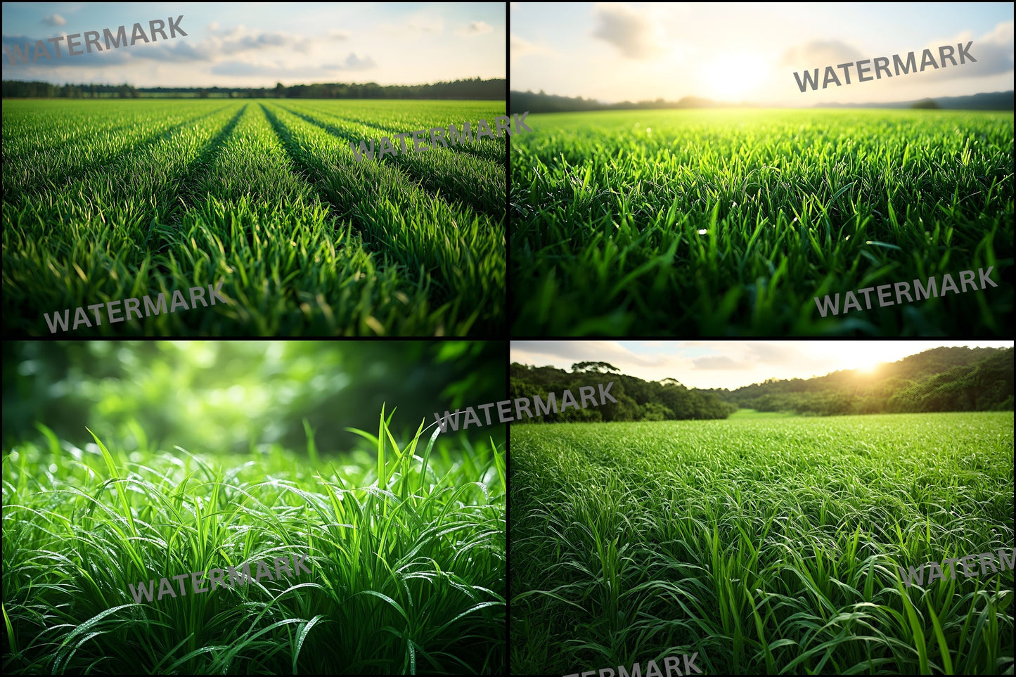 Sporty Green Field Backdrop for Photography, Lush Background, Digital Download for Sports Portraits, Team Photos, and Action Shots