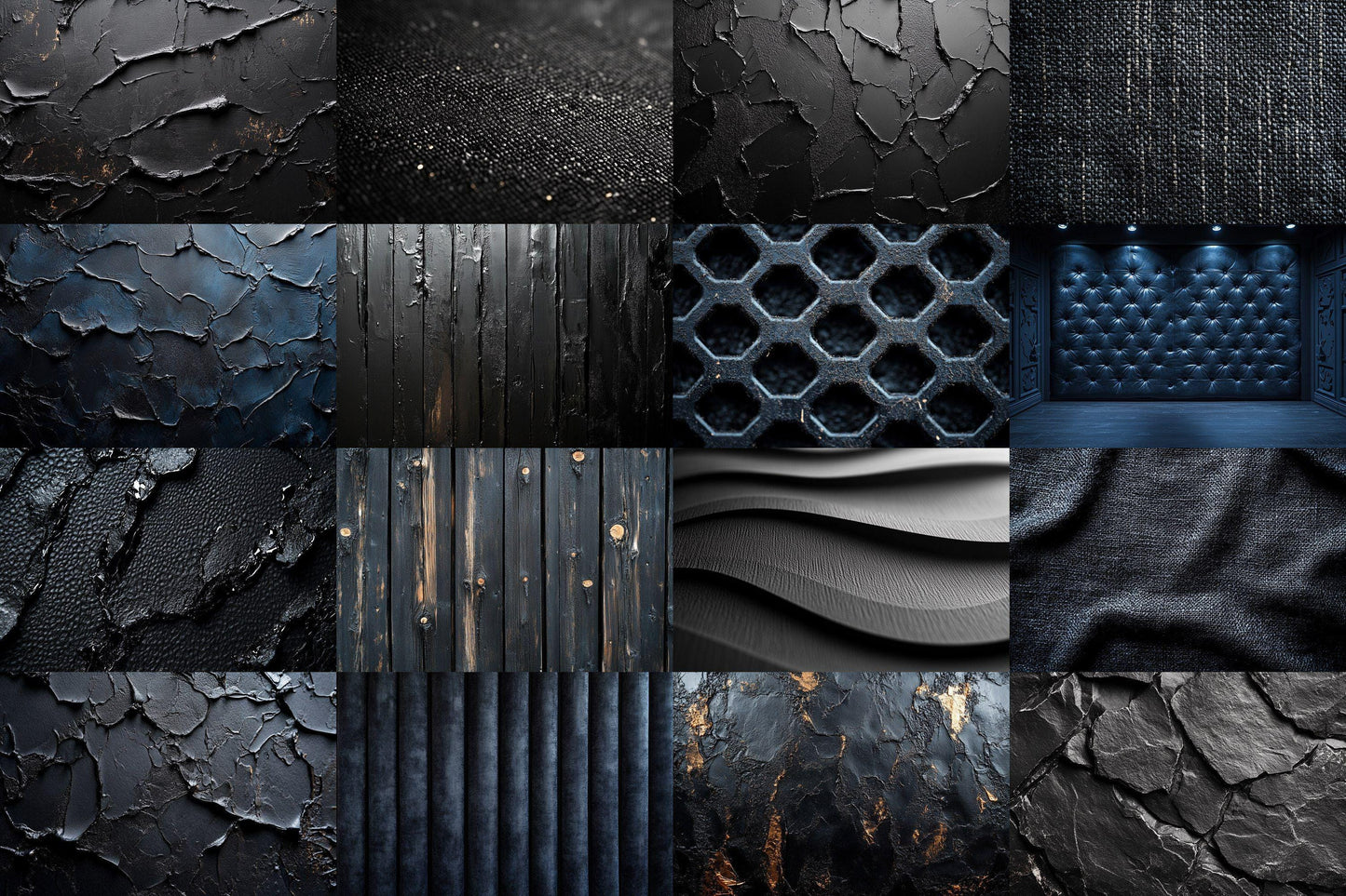 Black Textured Digital Backdrops - 3High-Res PNGs 00x00px for Stunning Photography