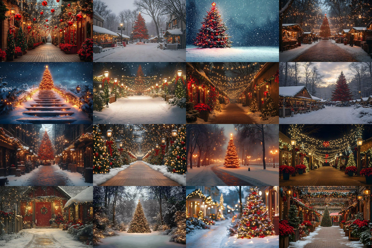 :2 Horizontal Christmas Backdrops, Digital Backdrop, Festive Christmas Backdrop Festive Digital Download Christmas Background