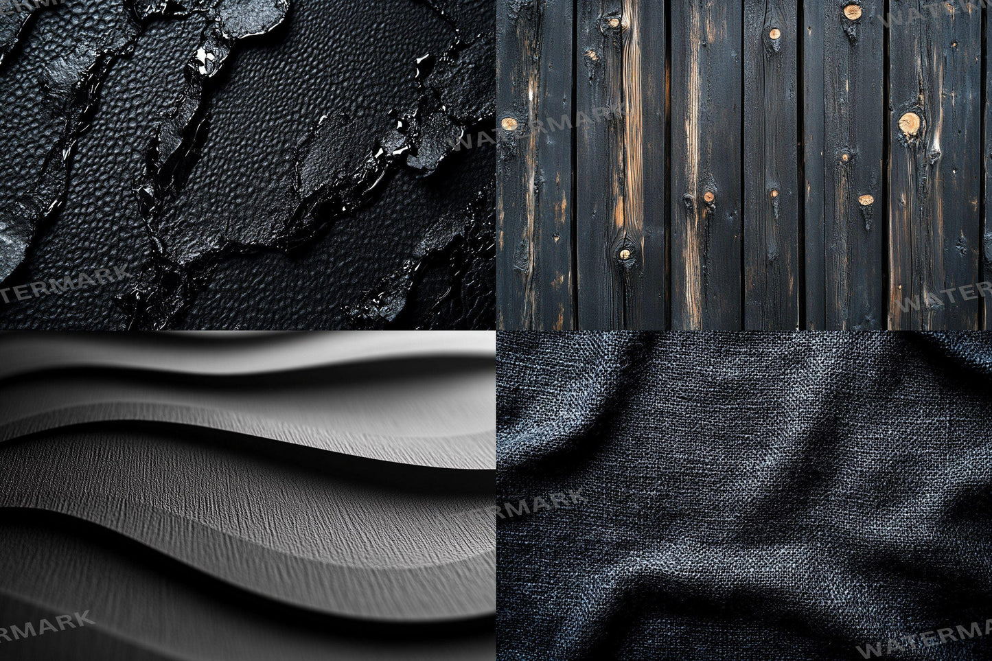 Black Textured Digital Backdrops - 3High-Res PNGs 00x00px for Stunning Photography