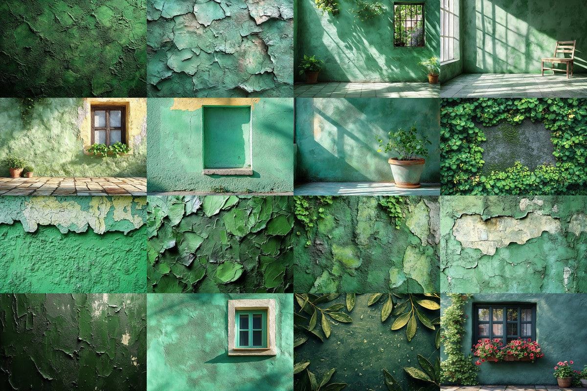 Olive Green Wall Backdrops for Photography Digital Art - Warm Aesthetic PNGs 00x00px - Perfect for Creatives Designers