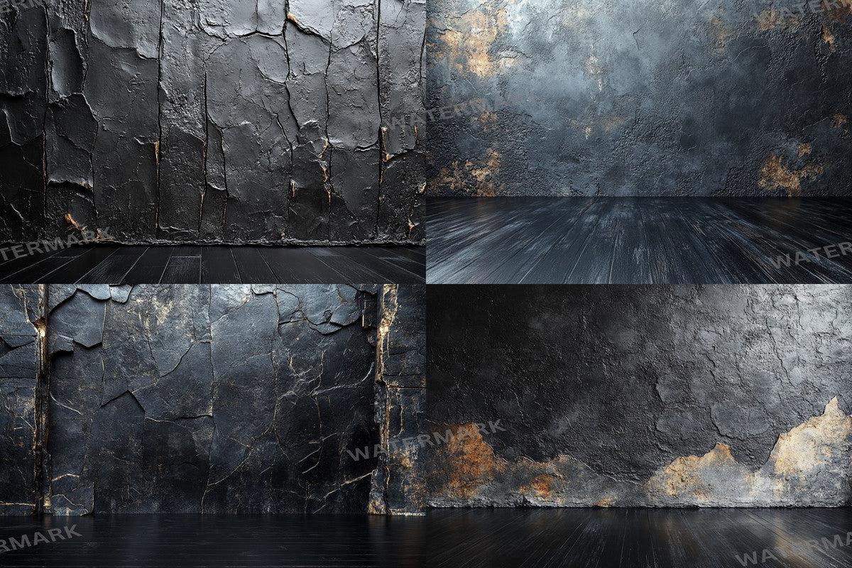 Charcoal Black Textured Photography Backdrops - 5High-Res PNGs 00x00px for Digital Art Design Warm Inviting Aesthetic Backdrops