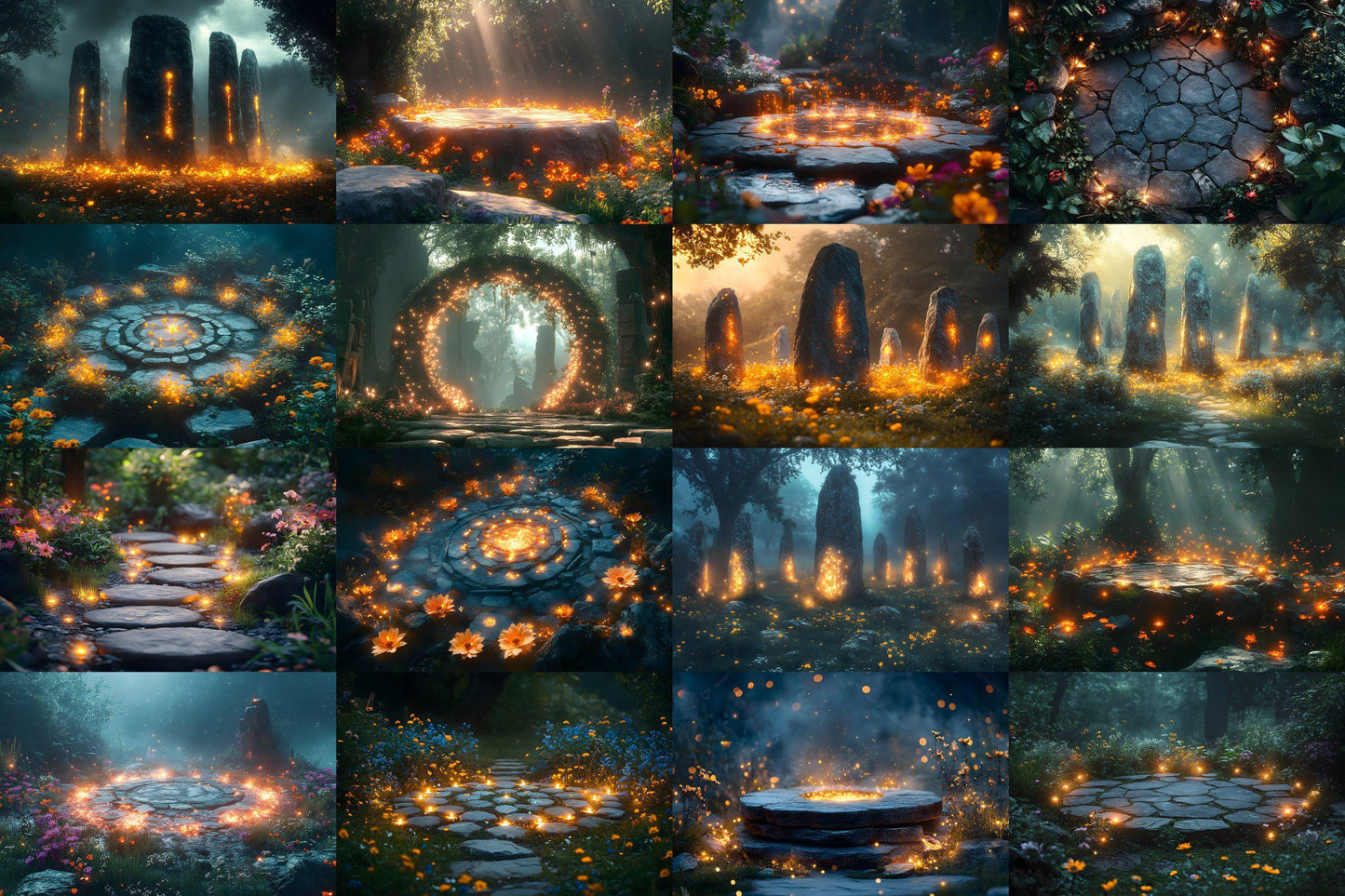 Mystic Fairy Backdrops for Photography, Fantasy Themes, Magical Scenes, and Photoshop Projects - Fairytale Backgrounds