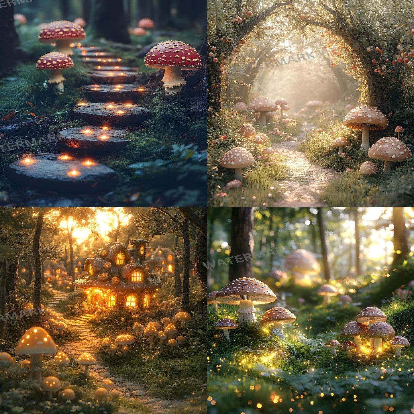 Alice in Wonderland Backdrops | Digital Fantasy Story Backgrounds | Whimsical Scenes - Wonderland Backdrops - Alice Backdrops