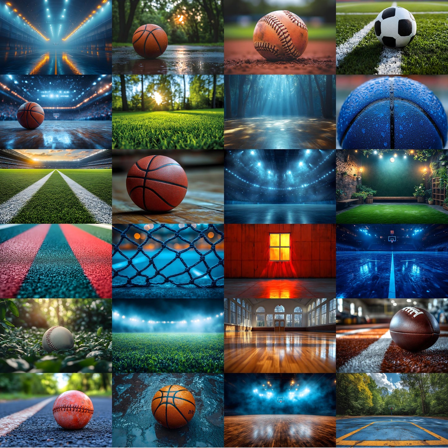 Sports Photography Backdrop Bundle, Action Photo Backgrounds, Digital Download for Athlete Portraits, Team Sports, Ratio