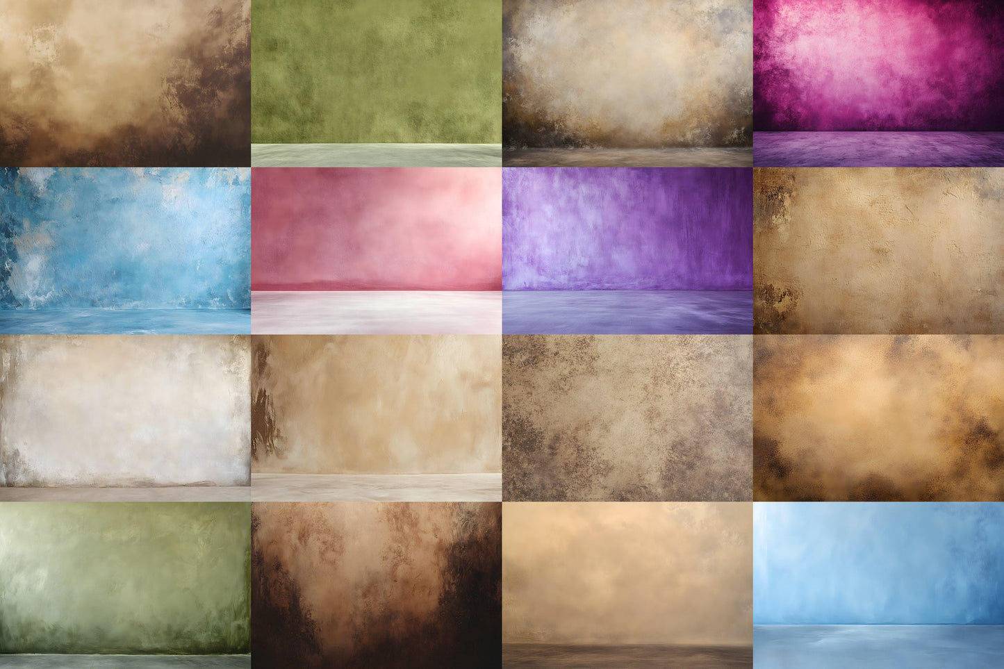 Textured Photography Backdrops - Backdrop Set with 9PNG Images - 00x00px Size 32 Ratio for Creative - Photography and Design
