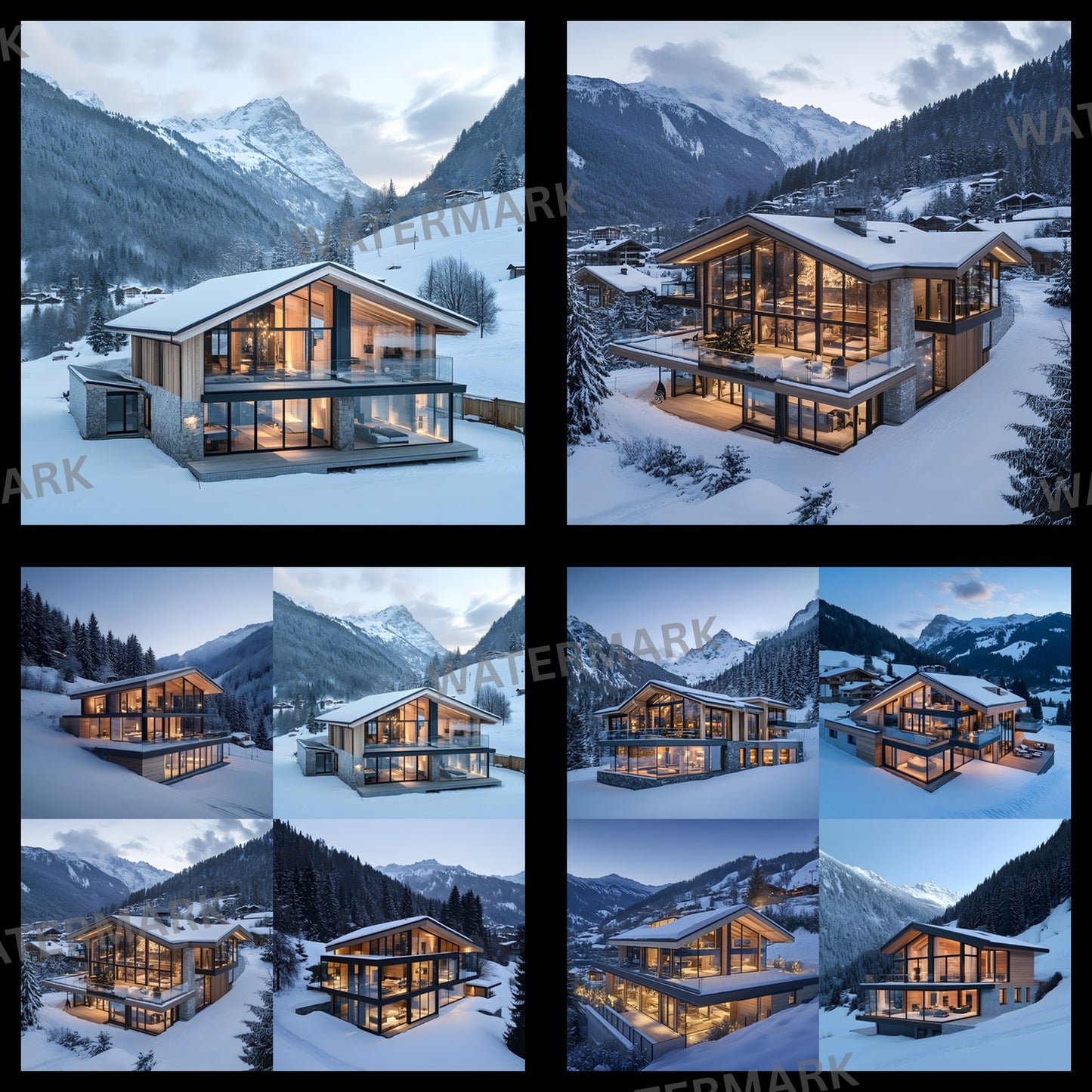 Alpine Chalet Digital Backdrop, Cozy Fireplace Background, Winter Holiday Photography Prop, Christmas Scene Setter, for Social Media