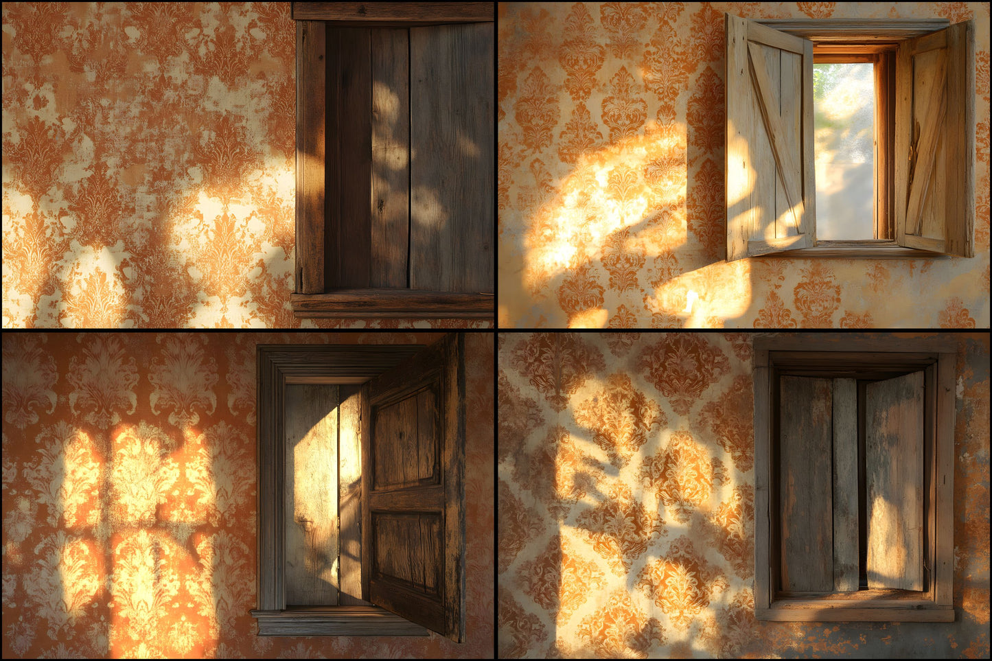 Rustic Golden Light Digital Backdrop, Warm Photography Background for Portraits, Photo Wallpaper, Dreamy Fall Scene, Printable Photo Booth