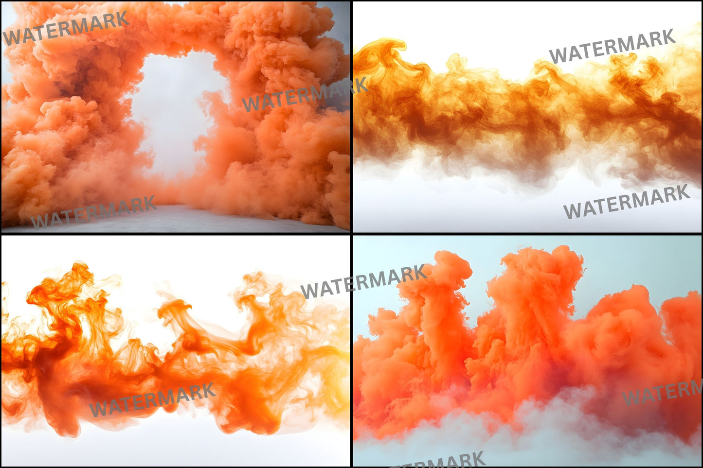 Orange Smoke Sports Photography Backdrop, Dynamic Athlete Background, Themed Digital Wallpaper, Action Photo Booth Prop, Images
