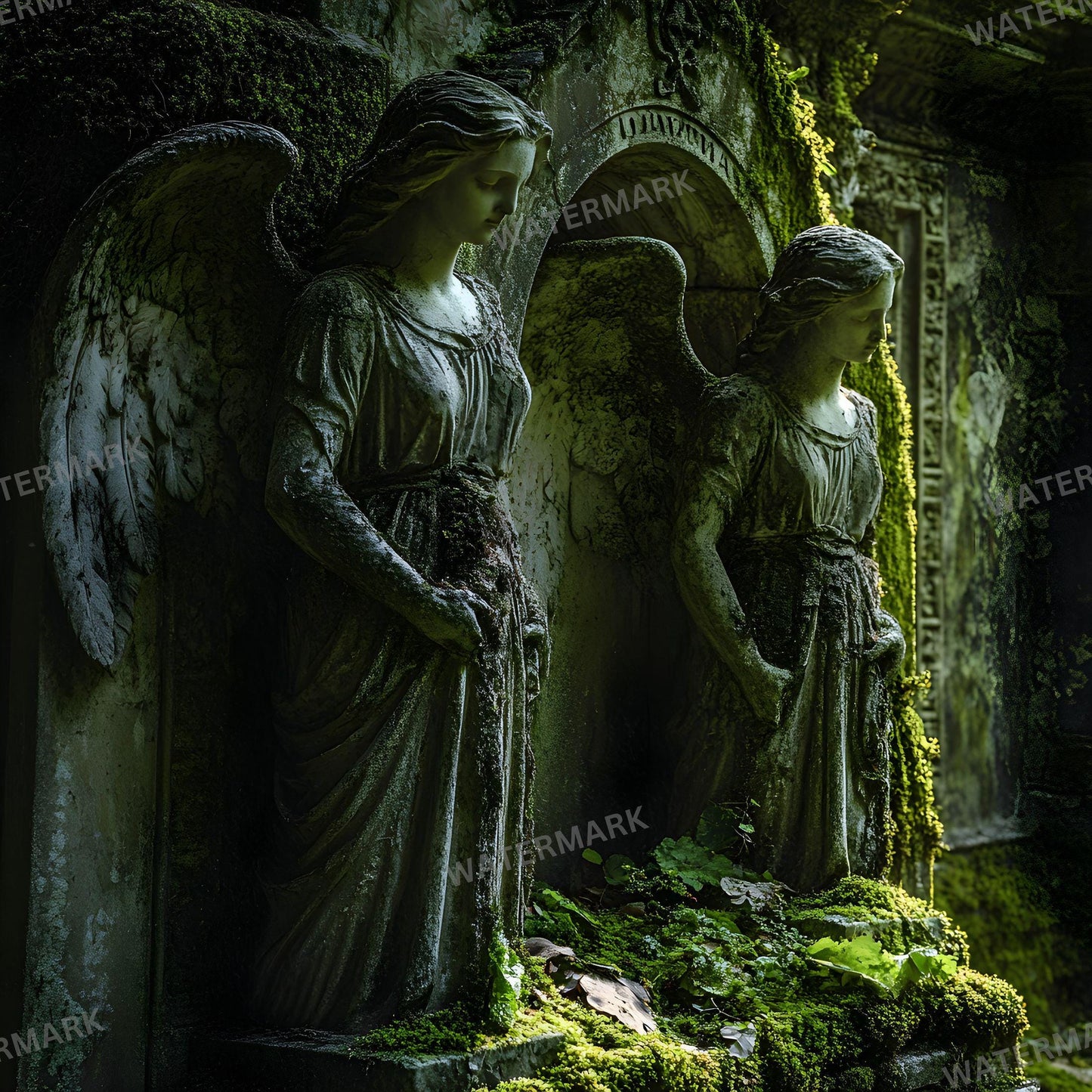 Forgotten Mausoleum Photography Backdrop Digital Portrait Overlays for Stunning Composites 12 Designs 96x96px