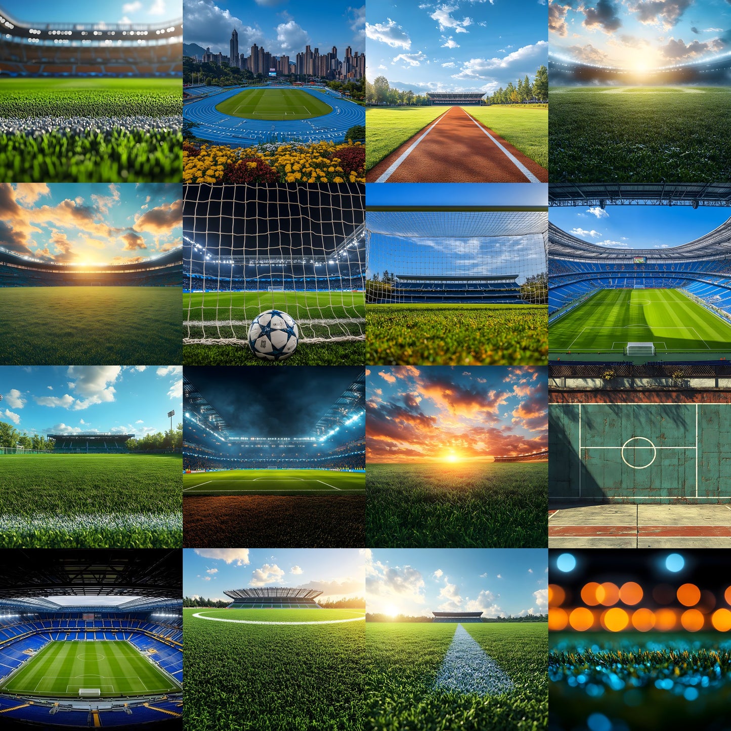 Soccer Stadium Photography Backdrop, Sports Game Digital Background for Team Portraits, Printable Photo Booth Prop, Fan Party Wallpaper